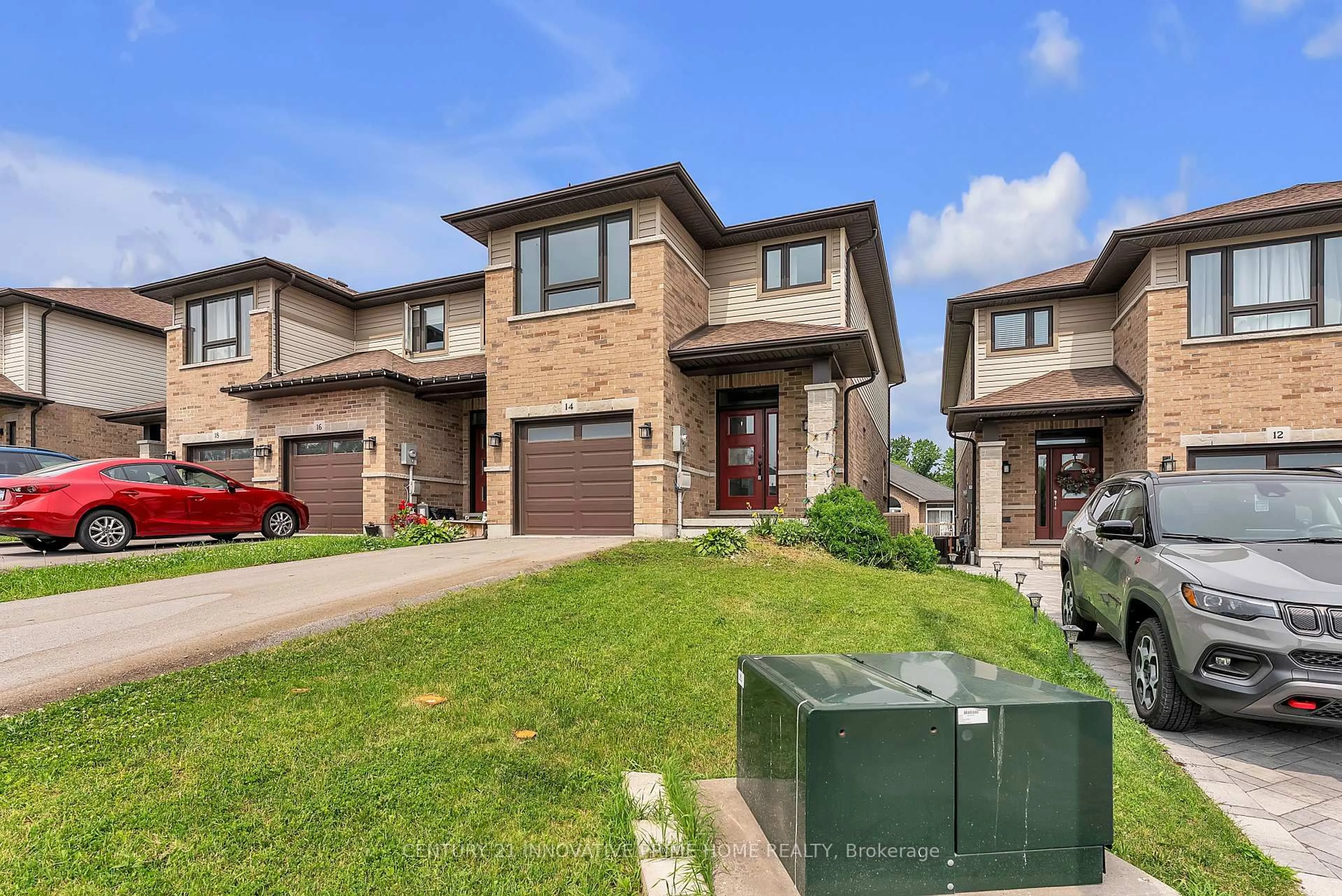 Home with brick exterior material, street for 14 Ledgerock Crt, Quinte West Ontario K8R 1G3