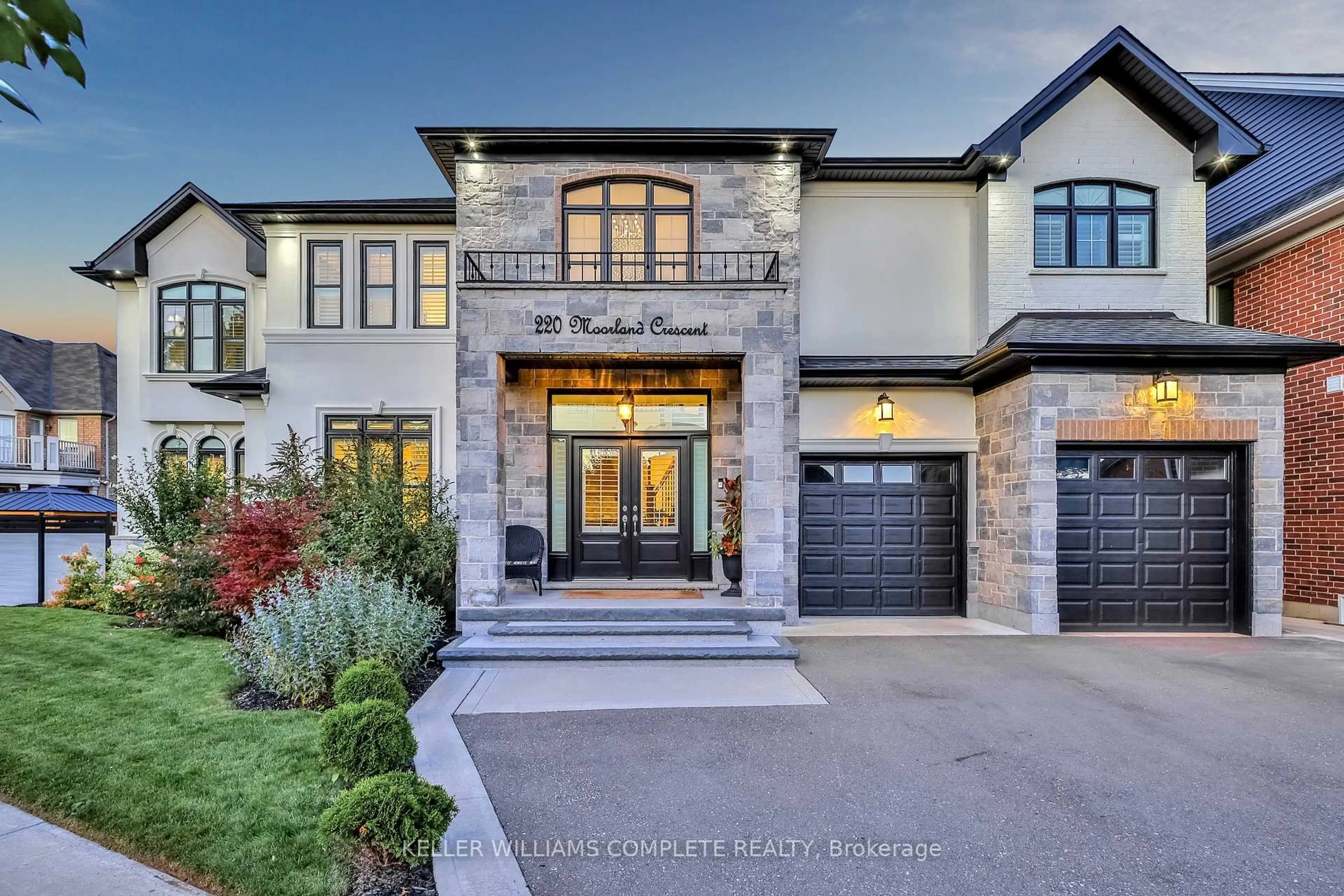 Home with brick exterior material, street for 220 MOORLAND Cres, Hamilton Ontario L9K 1S6