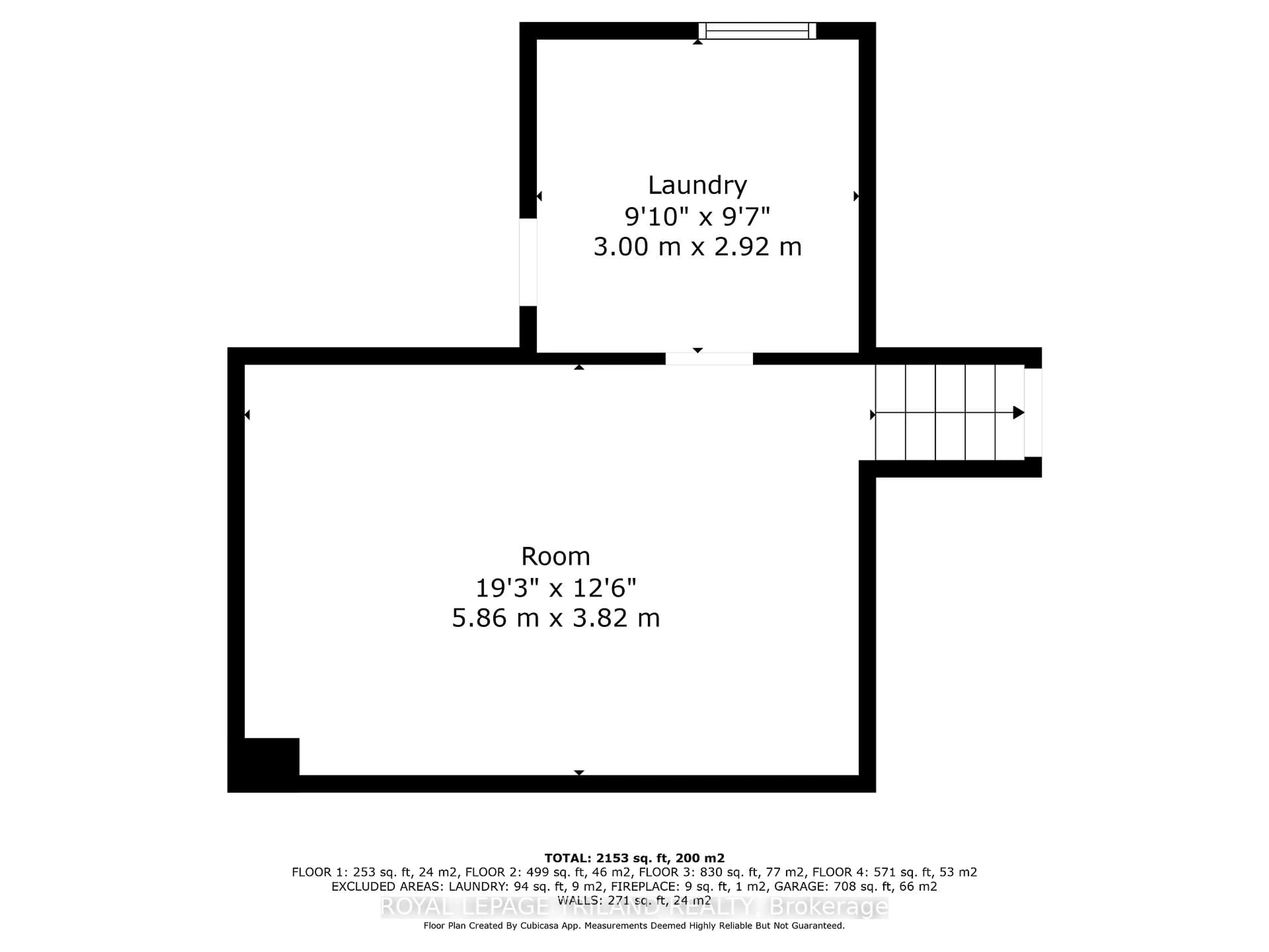 Floor plan for 235 UNION St, Central Elgin Ontario N0L 1B0