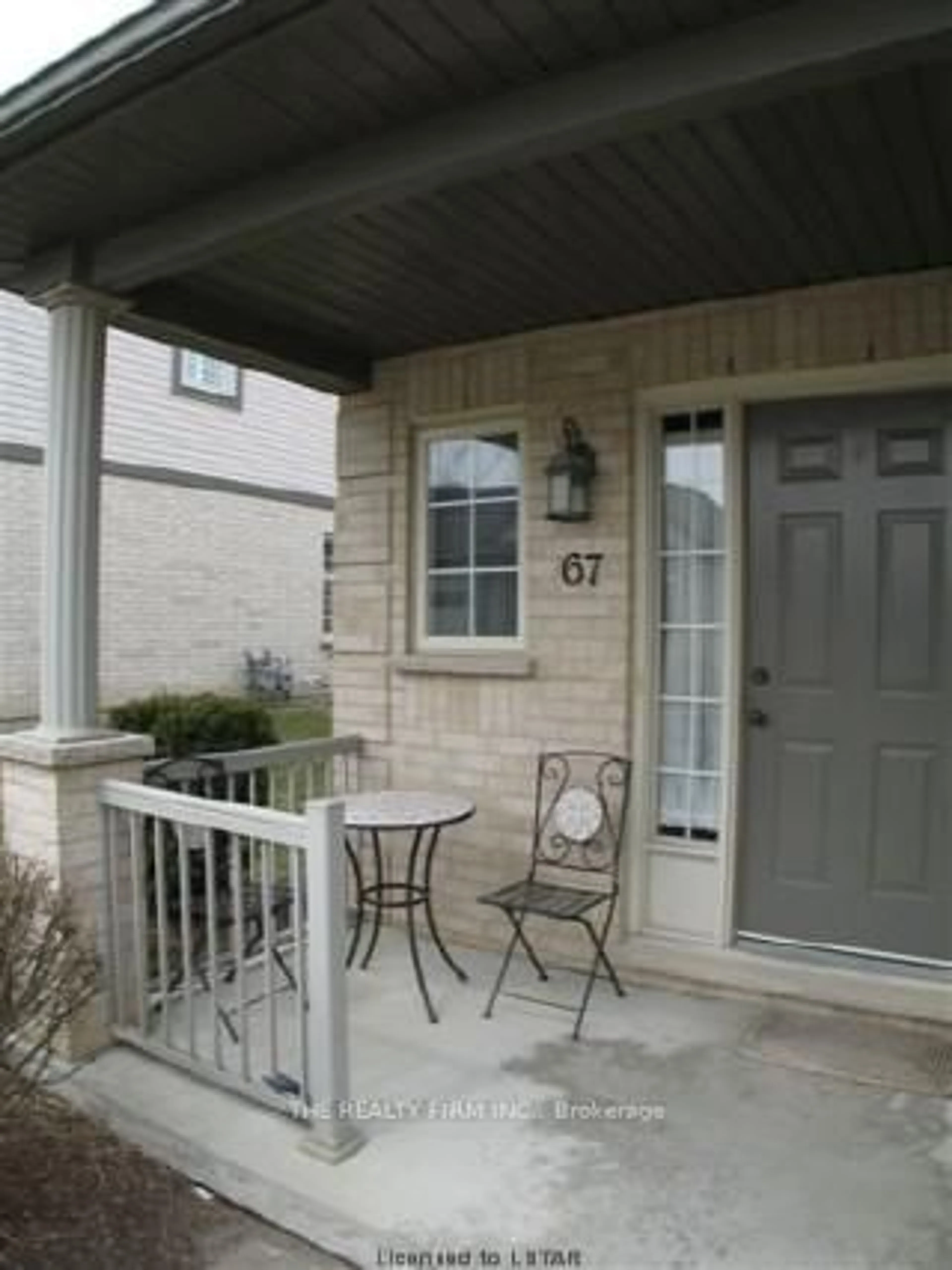Patio, street for 505 Blue Jay Dr #67, London North Ontario N5X 4K7
