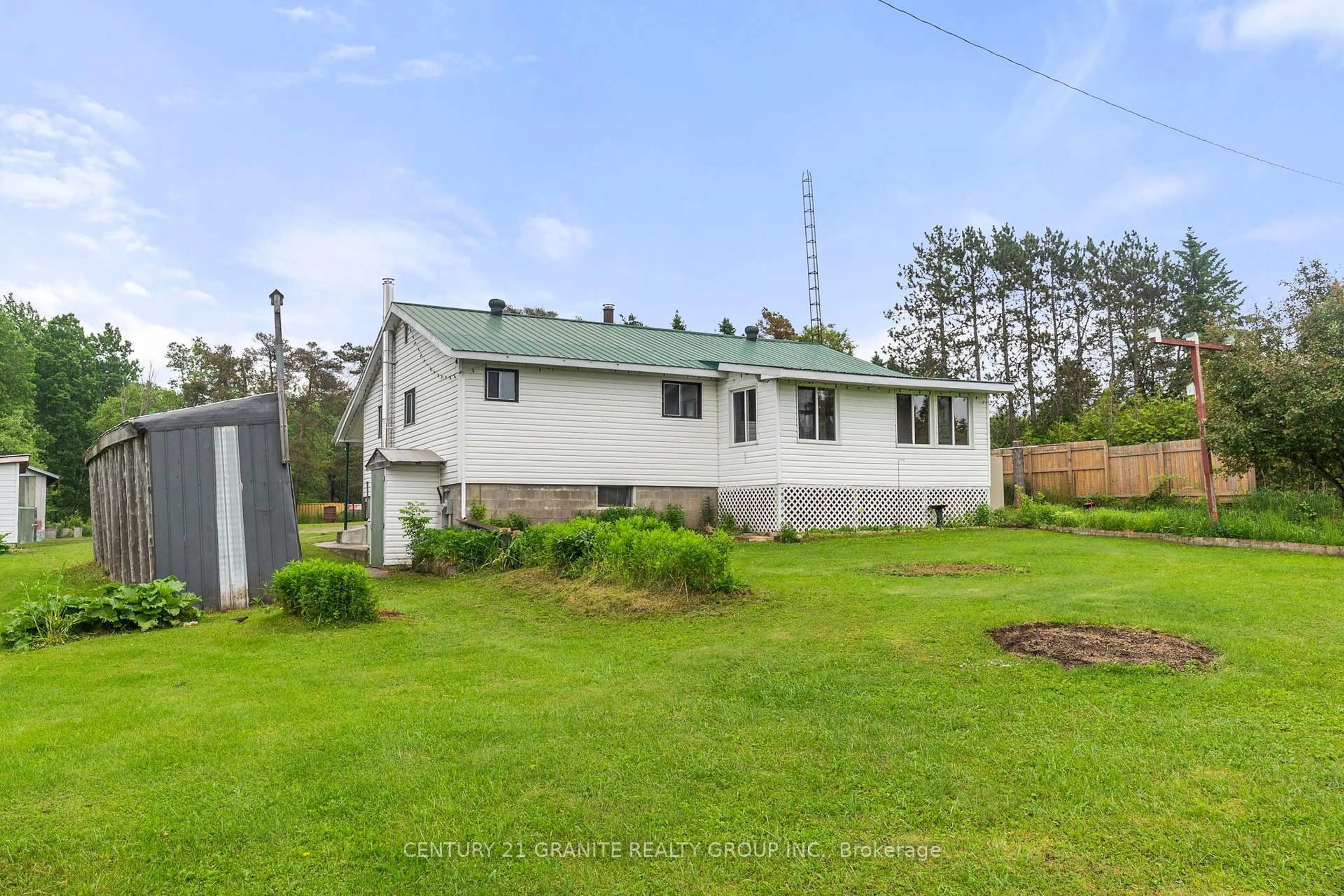 A pic from outside/outdoor area/front of a property/back of a property/a pic from drone, unknown for 58 Paudash Lake Rd, Bancroft Ontario K0L 1C0