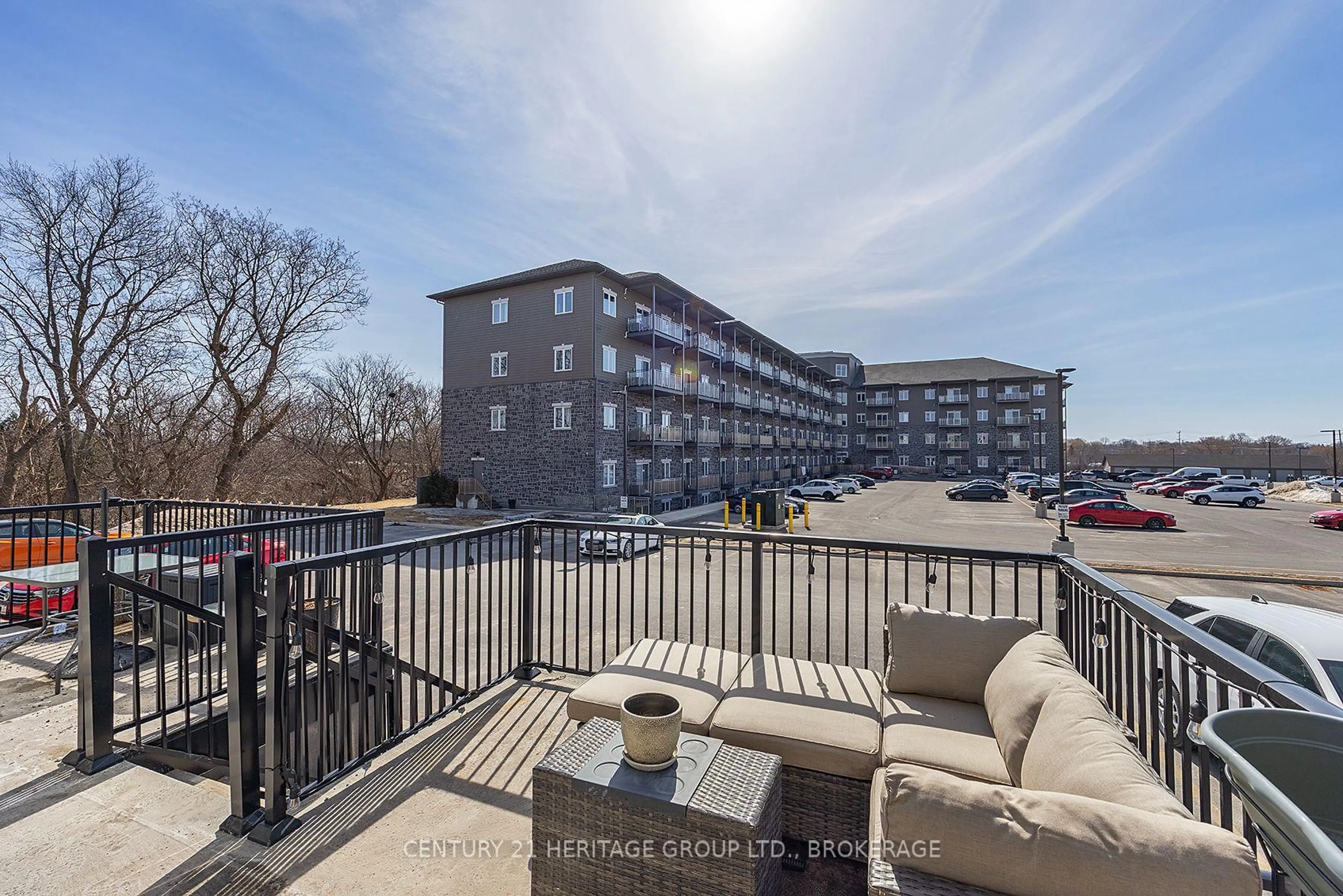 Patio, water/lake/river/ocean view for 809 Development Dr #203, Kingston Ontario K7M 0J4