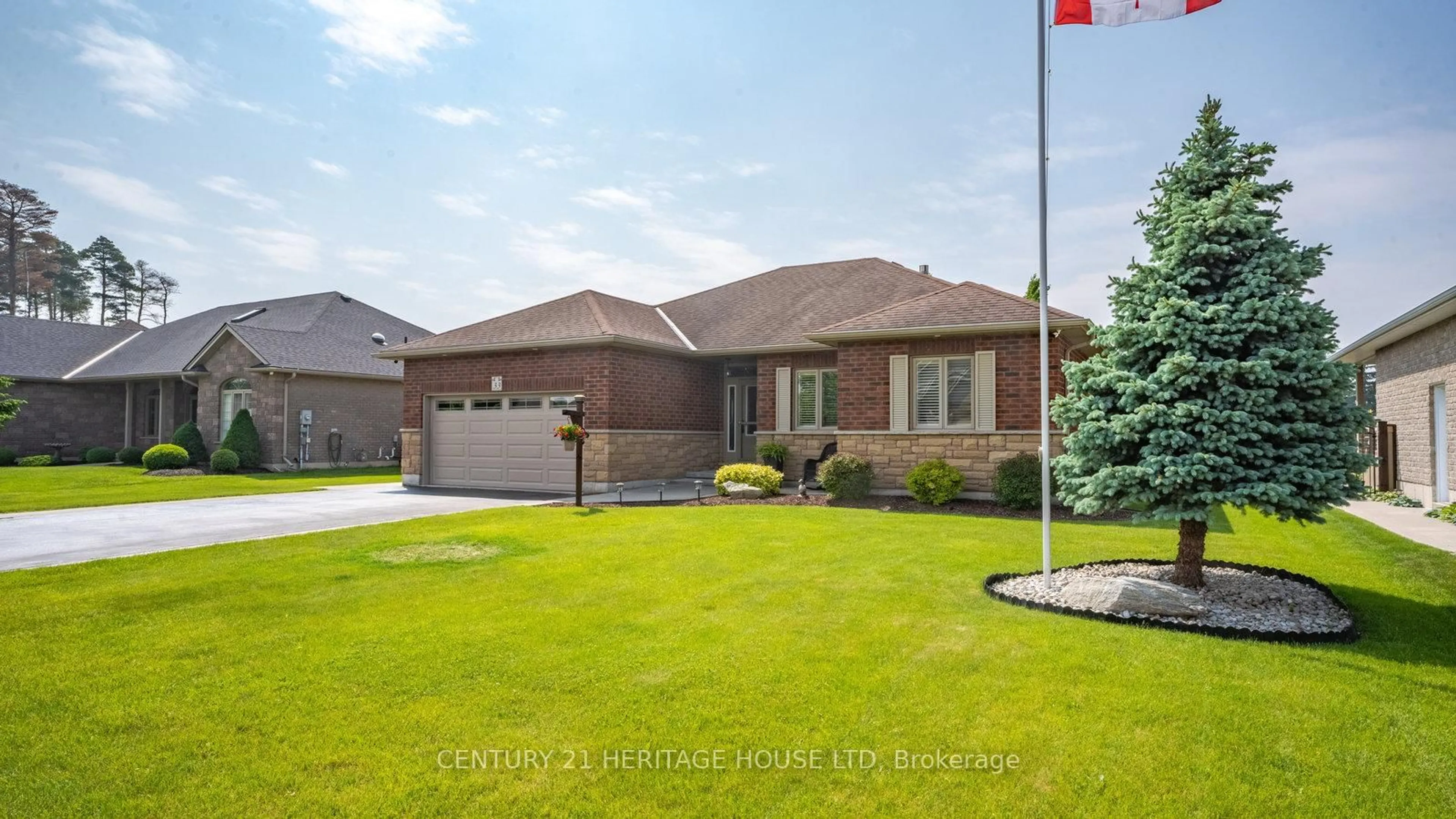 Home with brick exterior material, street for 33 Melody Dr, Norfolk Ontario N4B 3E1