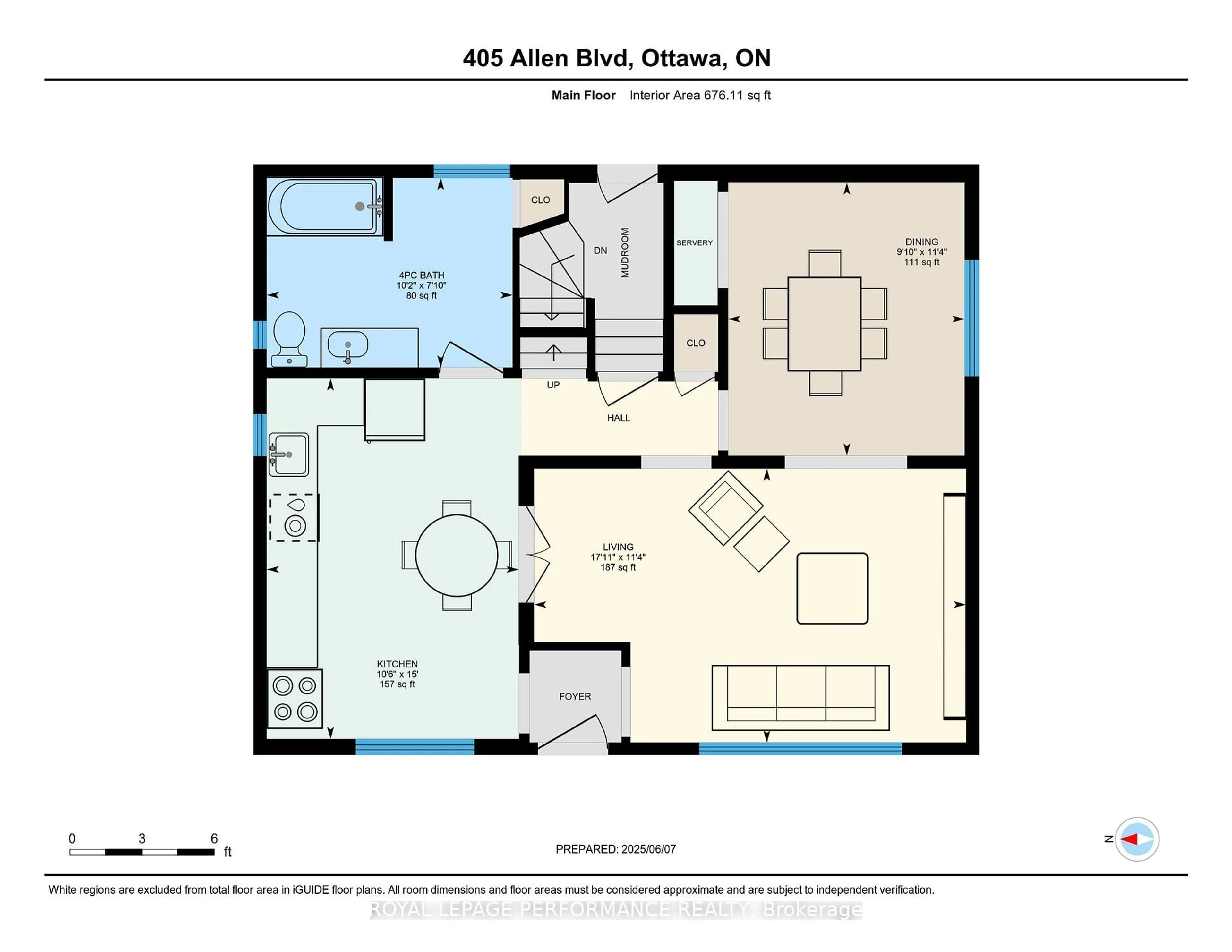 Floor plan for 405 Allen Blvd, Ottawa Ontario K1L 7B6