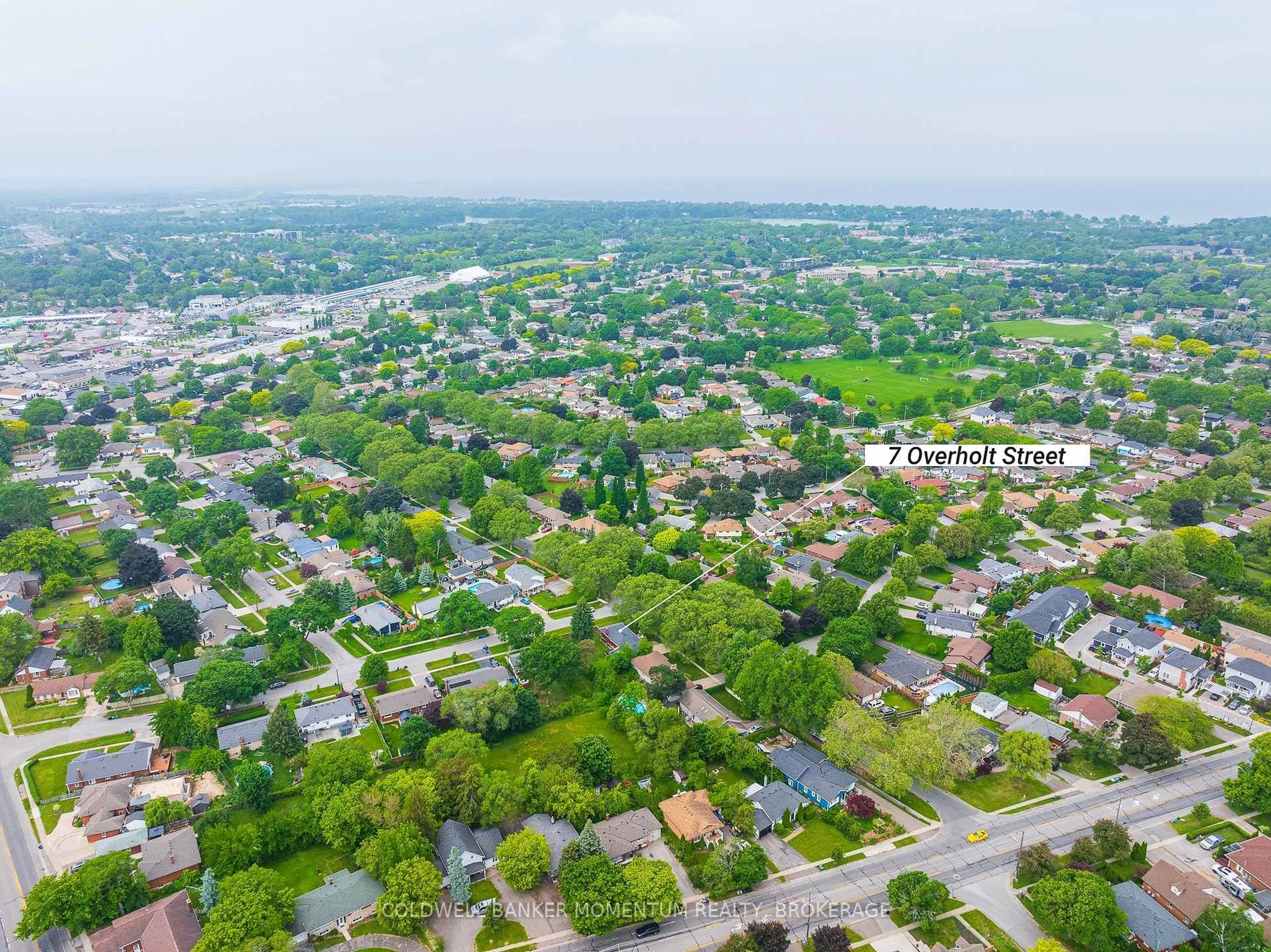 A pic from outside/outdoor area/front of a property/back of a property/a pic from drone, street for 7 Overholt St, St. Catharines Ontario L2N 1K5