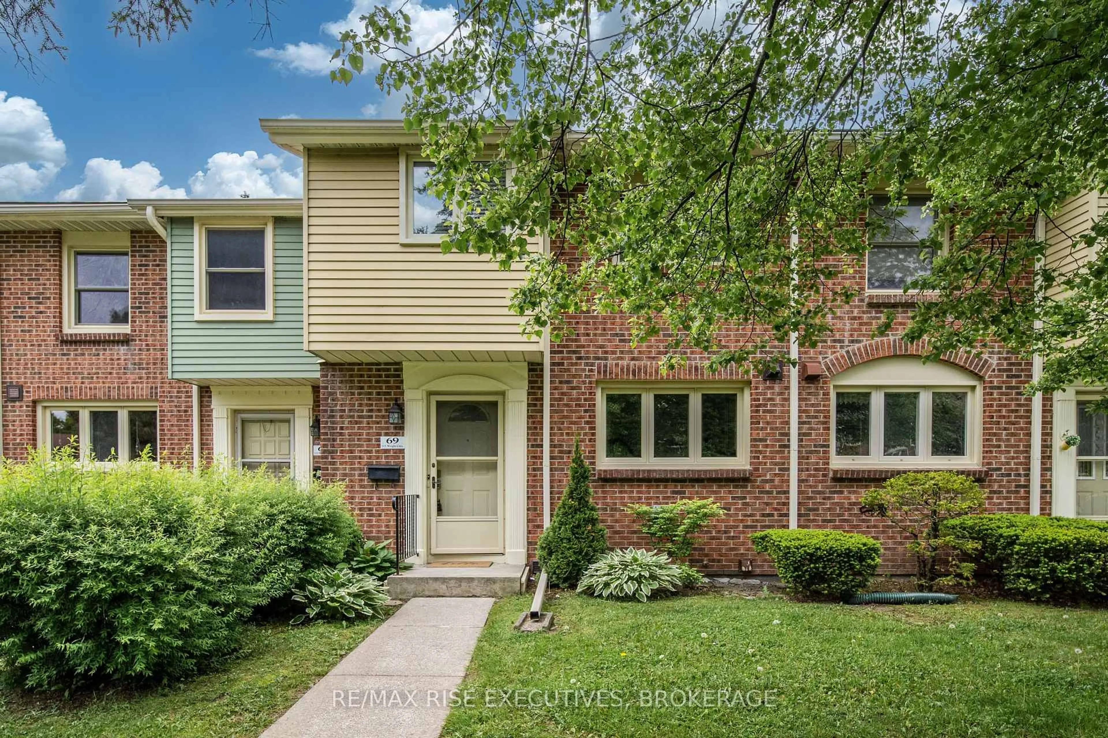 Home with brick exterior material, street for 115 WRIGHT Cres #69, Kingston Ontario K7L 4T8
