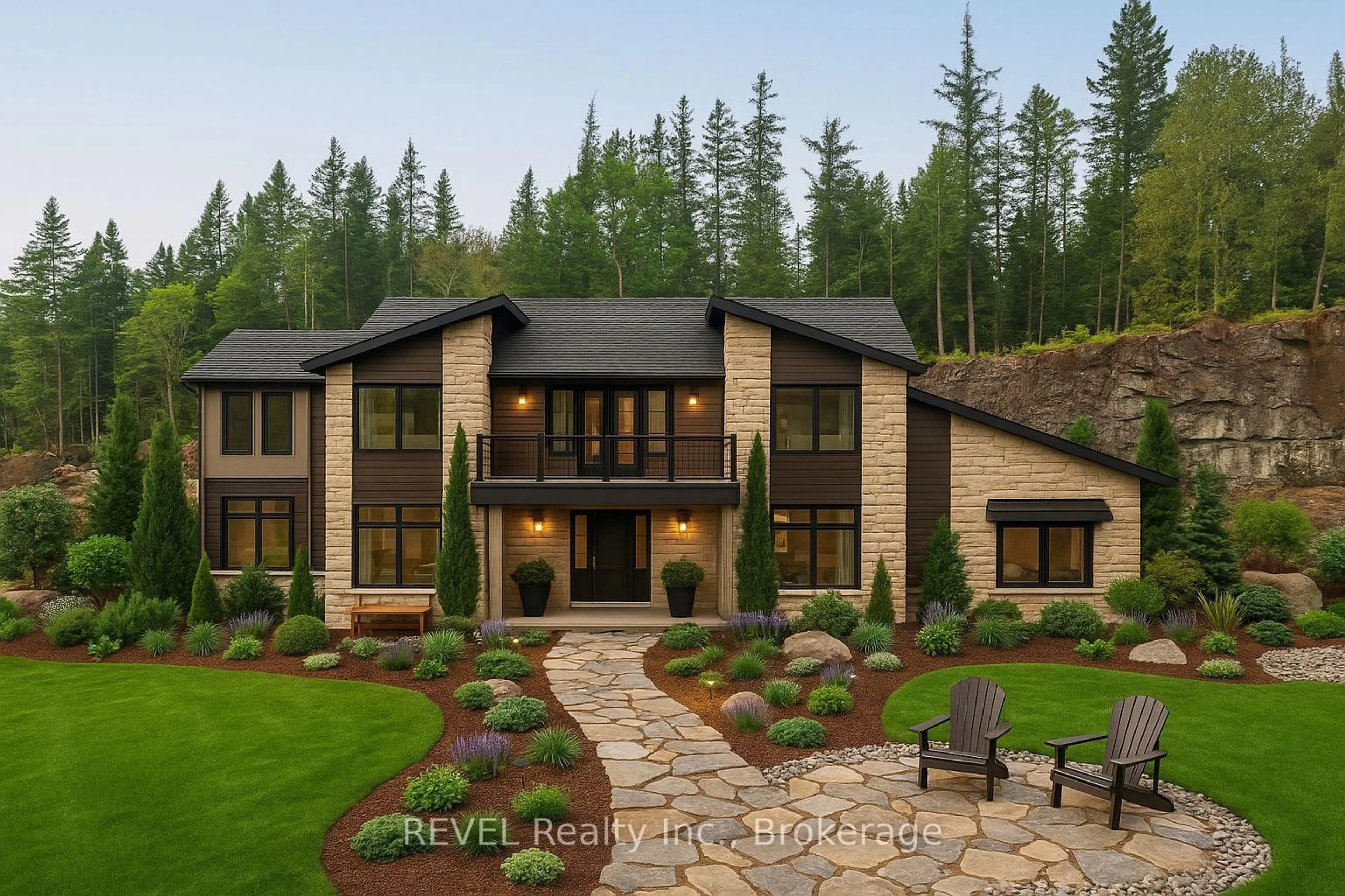 Home with brick exterior material, mountain view for 1179 Echo Hills Rd #92, Lake of Bays Ontario P1H 0K1