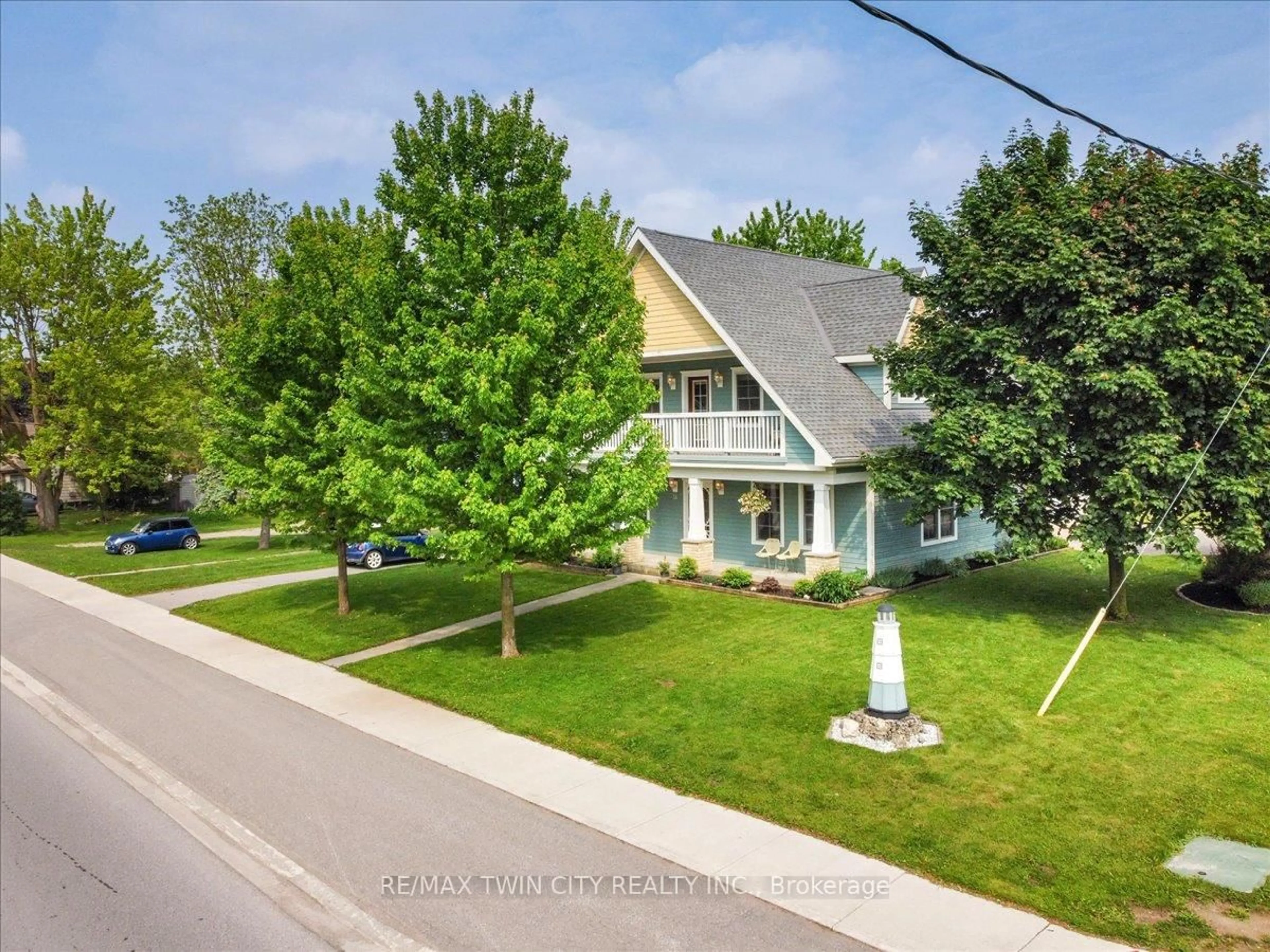 A pic from outside/outdoor area/front of a property/back of a property/a pic from drone, street for 31 Kippen Rd, Huron East Ontario N0K 1G0