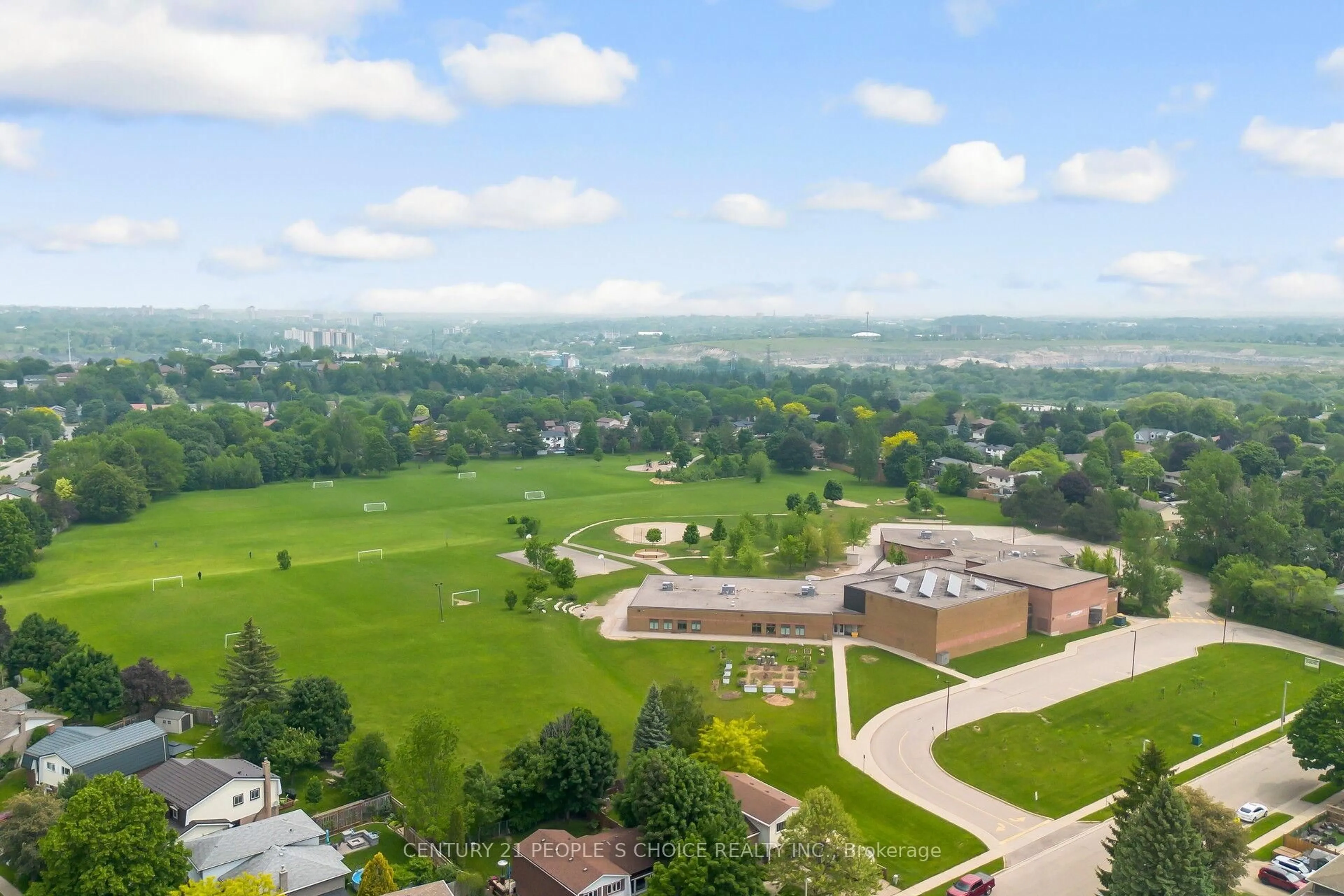 A pic from outside/outdoor area/front of a property/back of a property/a pic from drone, mountain view for 106 QUEENSDALE Cres, Guelph Ontario N1H 6W3