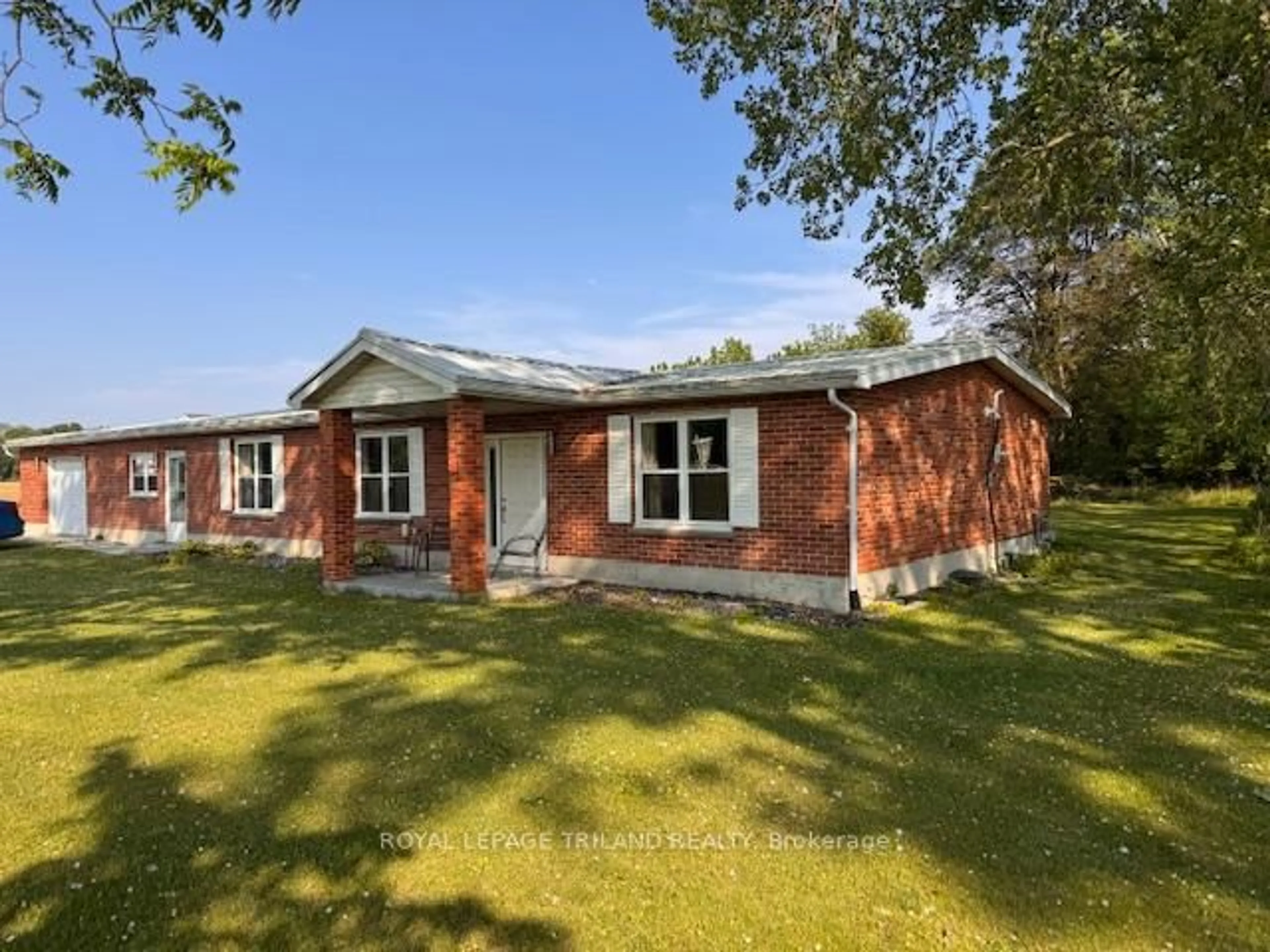 Home with brick exterior material, street for 24353 PIONEER Line, West Elgin Ontario N0L 2P0