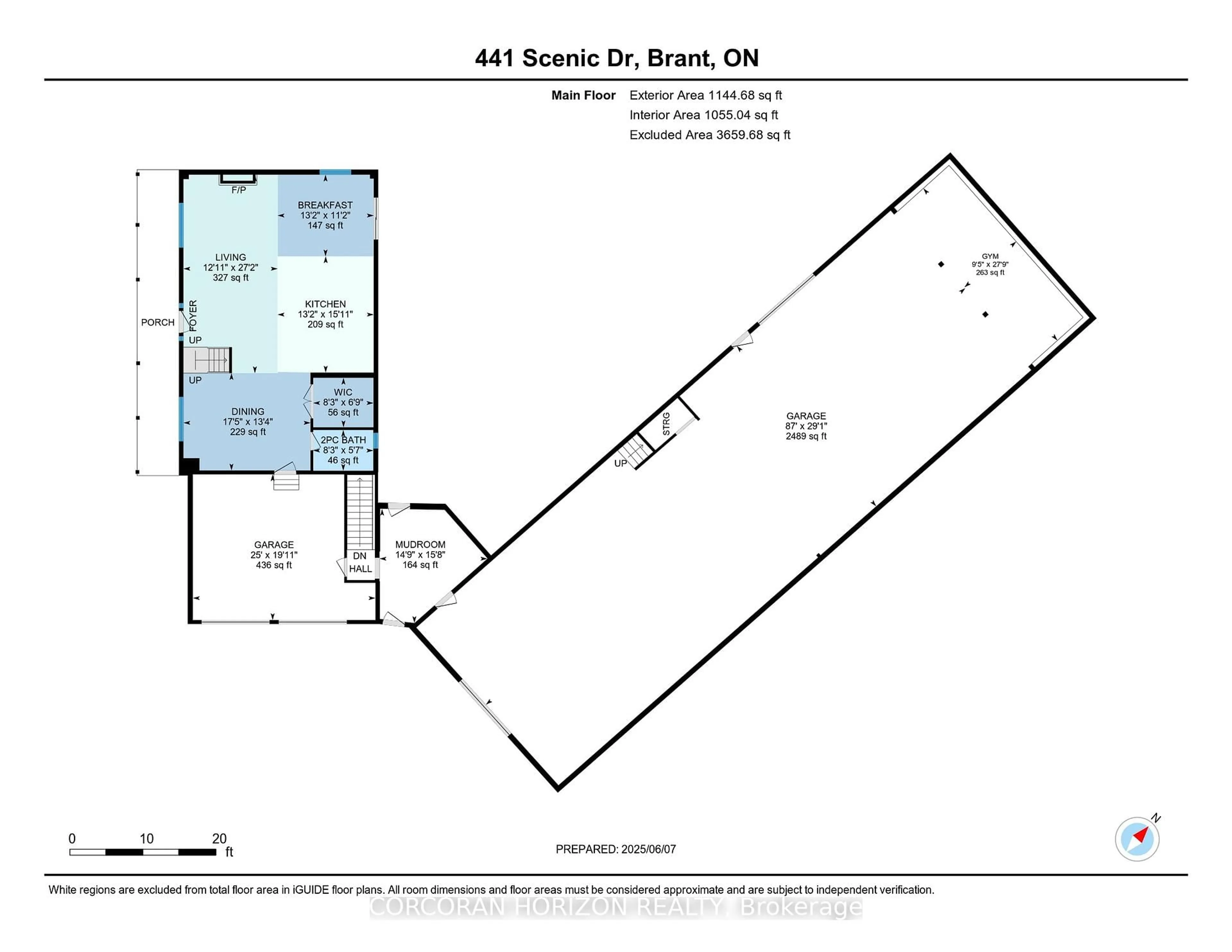 Floor plan for 441 Scenic Dr, Brant Ontario N0E 1N0
