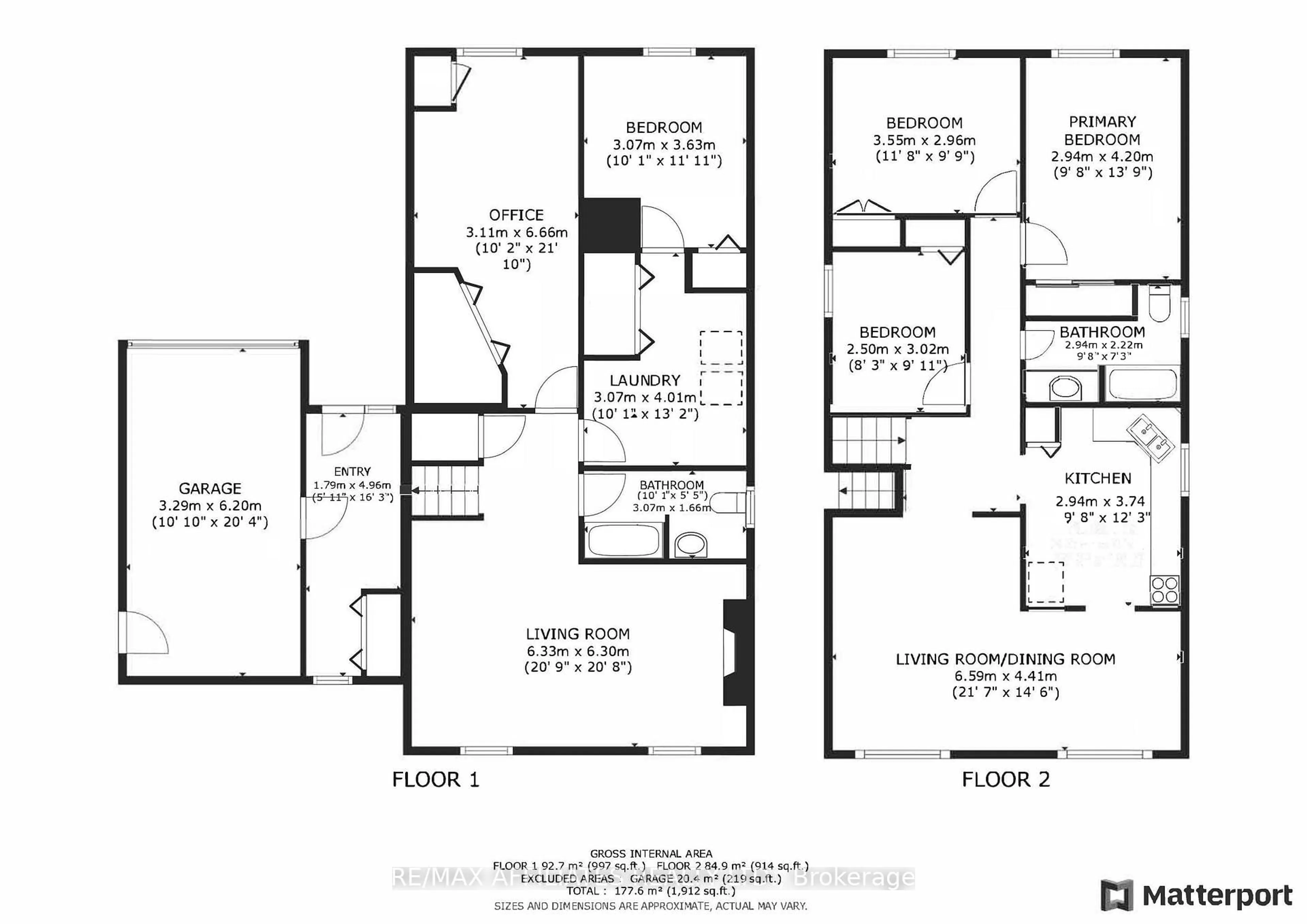 Floor plan for 57 Cambridge Cres, Brockville Ontario K6V 6L7