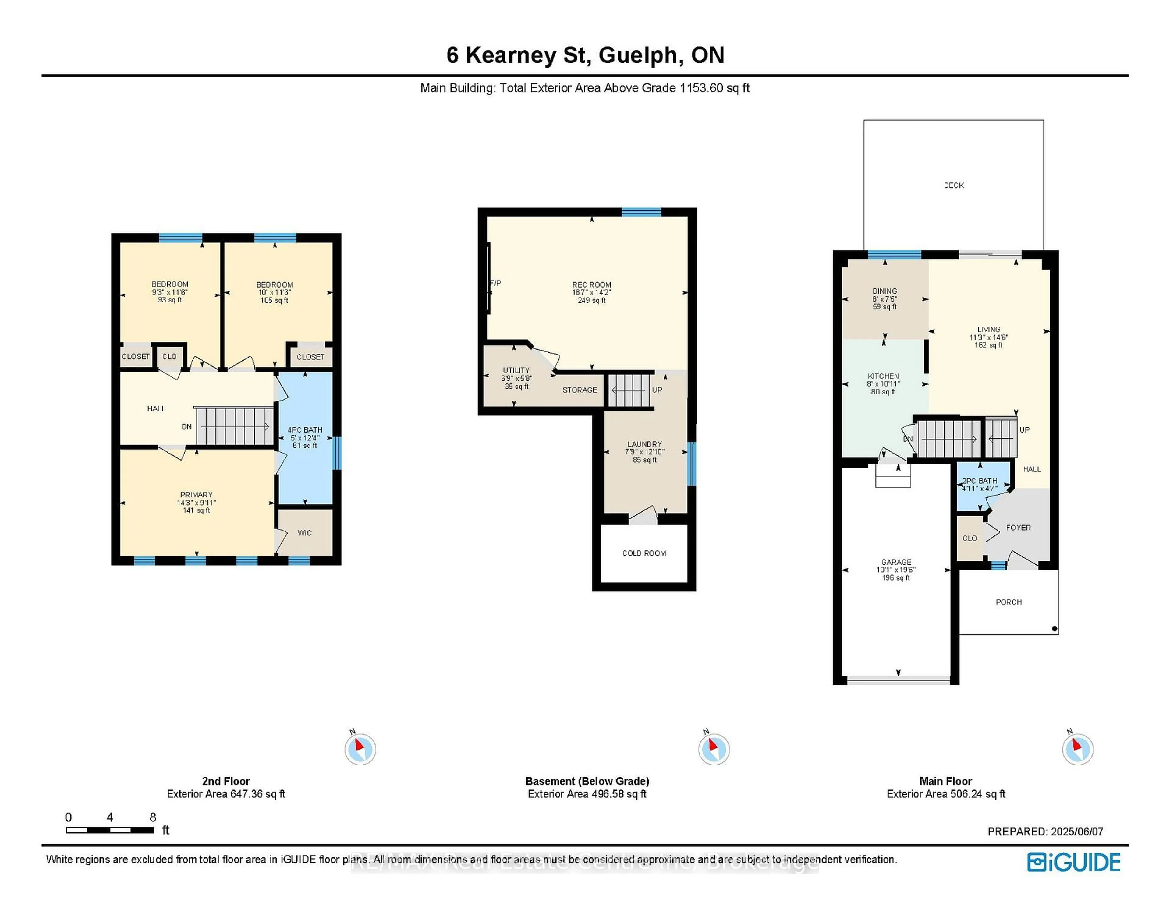 Floor plan for 6 Kearney St, Guelph Ontario N1E 7H2