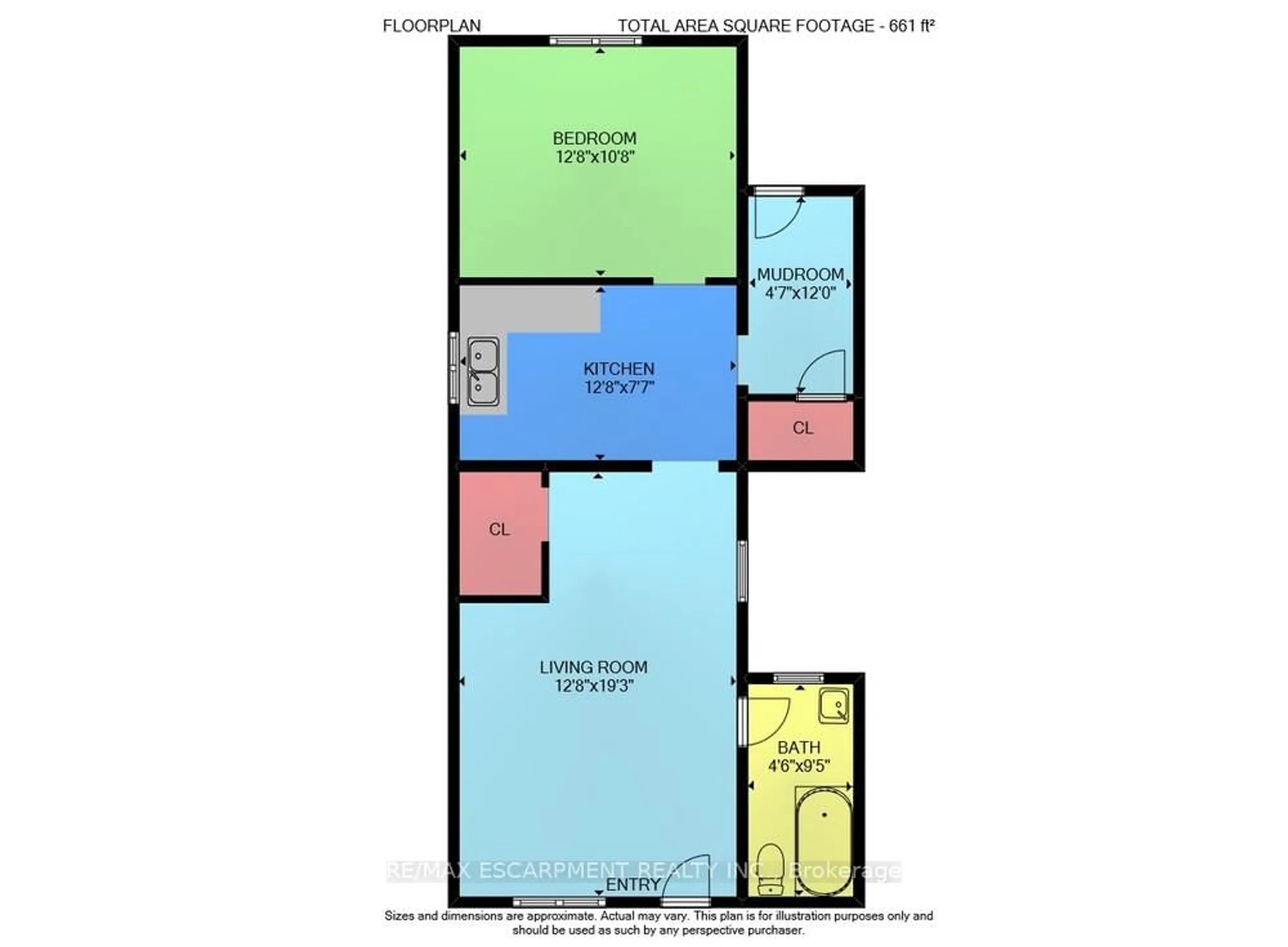 Floor plan for 106 Emerald St, Hamilton Ontario L8L 5K4
