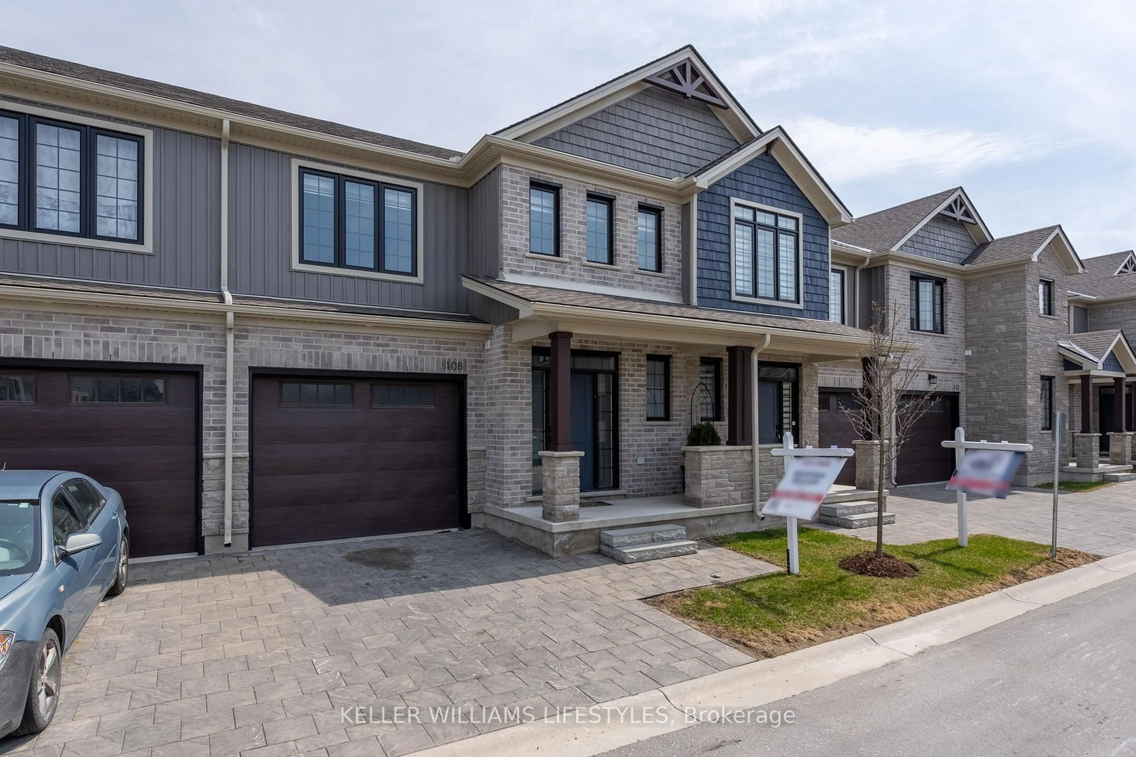 Home with brick exterior material, street for 93 Stonefield Lane #108, Middlesex Centre Ontario N0M 2A0