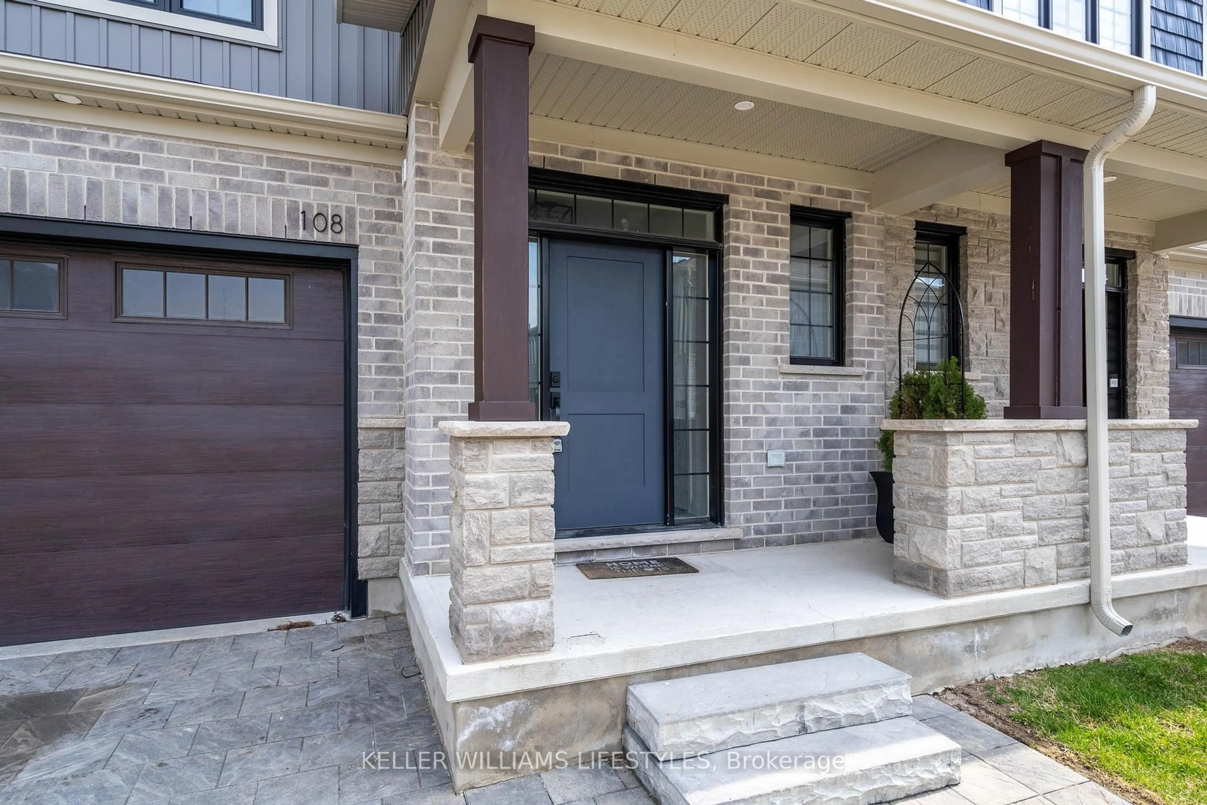 Home with brick exterior material, street for 93 Stonefield Lane #108, Middlesex Centre Ontario N0M 2A0