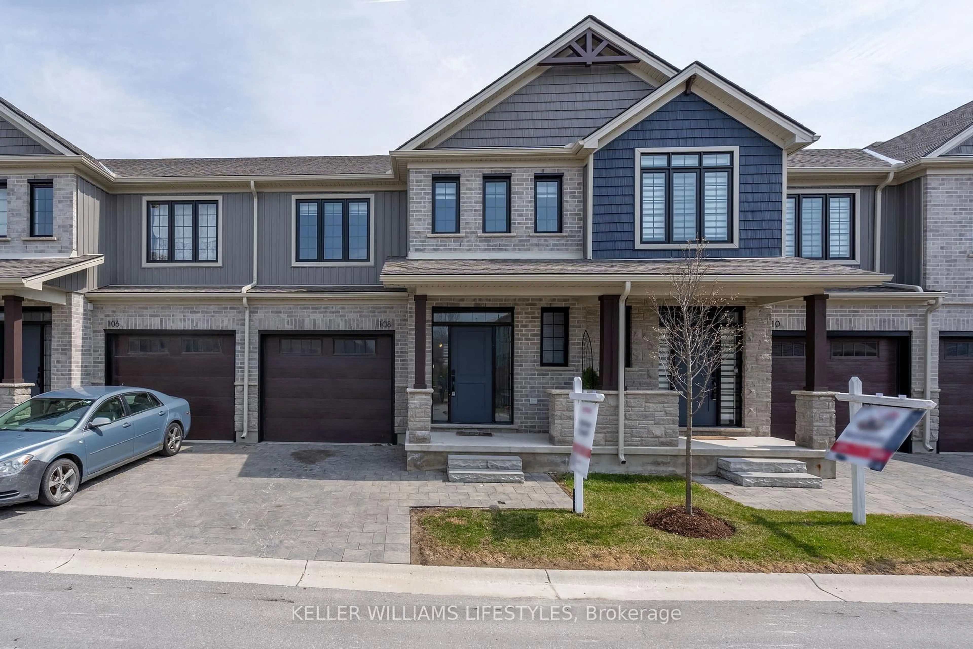 Home with brick exterior material, street for 93 Stonefield Lane #108, Middlesex Centre Ontario N0M 2A0
