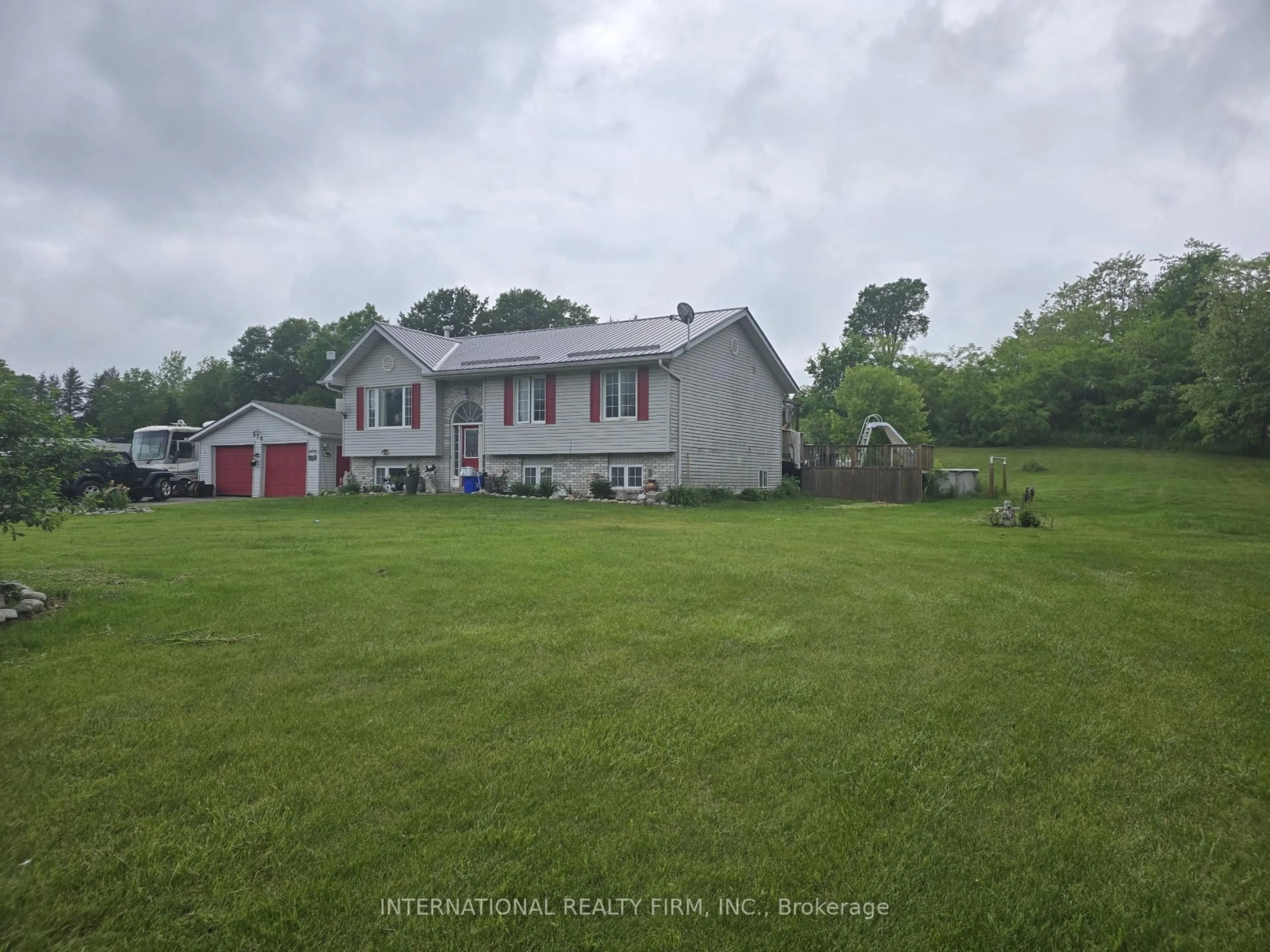 A pic from outside/outdoor area/front of a property/back of a property/a pic from drone, unknown for 878 County Rd 5 Rd, Quinte West Ontario K0K 3M0