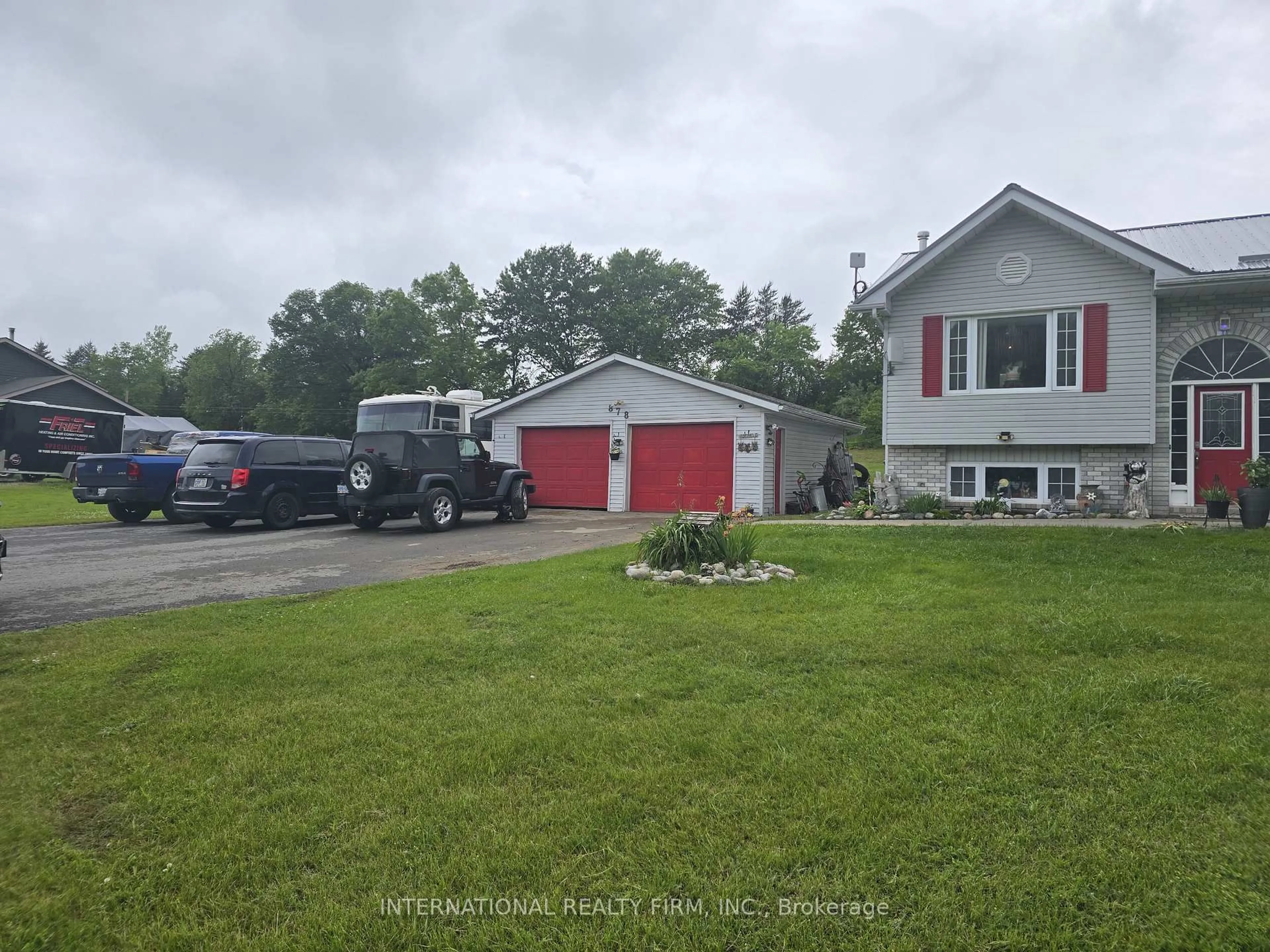 A pic from outside/outdoor area/front of a property/back of a property/a pic from drone, street for 878 County Rd 5 Rd, Quinte West Ontario K0K 3M0