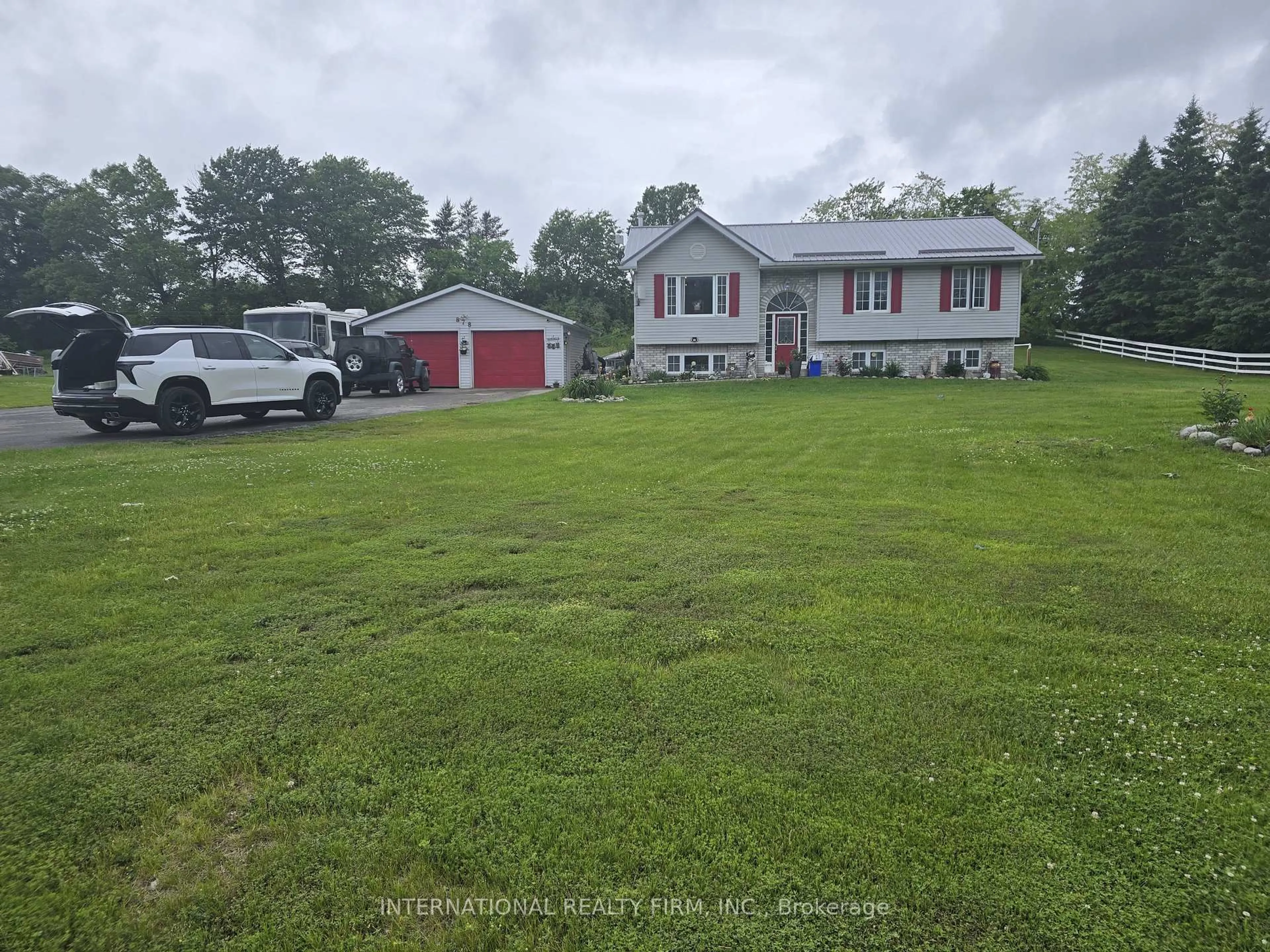 A pic from outside/outdoor area/front of a property/back of a property/a pic from drone, unknown for 878 County Rd 5 Rd, Quinte West Ontario K0K 3M0