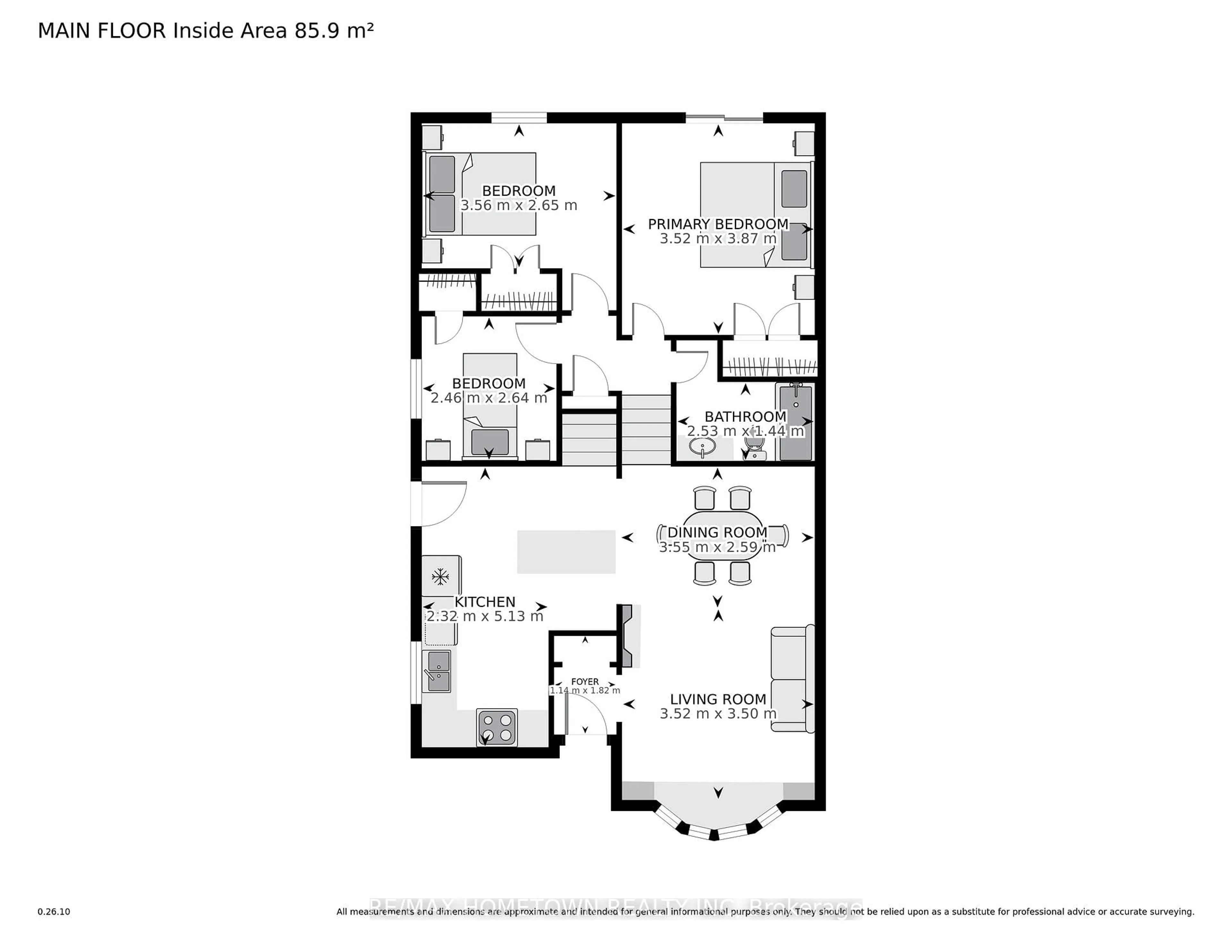 Floor plan for 108 Windsor Dr, Brockville Ontario K6V 3H6