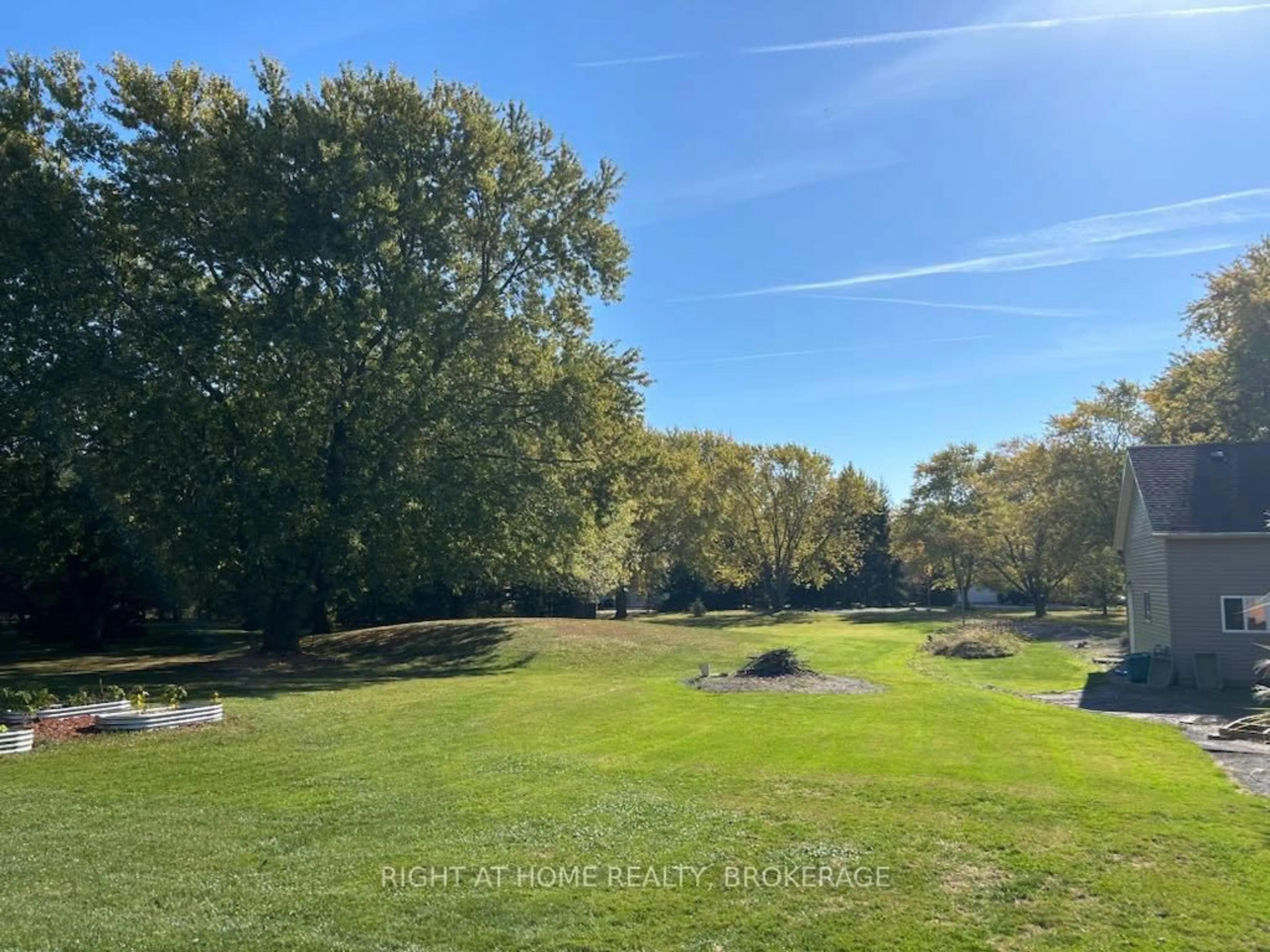A pic from outside/outdoor area/front of a property/back of a property/a pic from drone, forest/trees view for 11191 Lakeshore Rd, Wainfleet Ontario L3K 5V4
