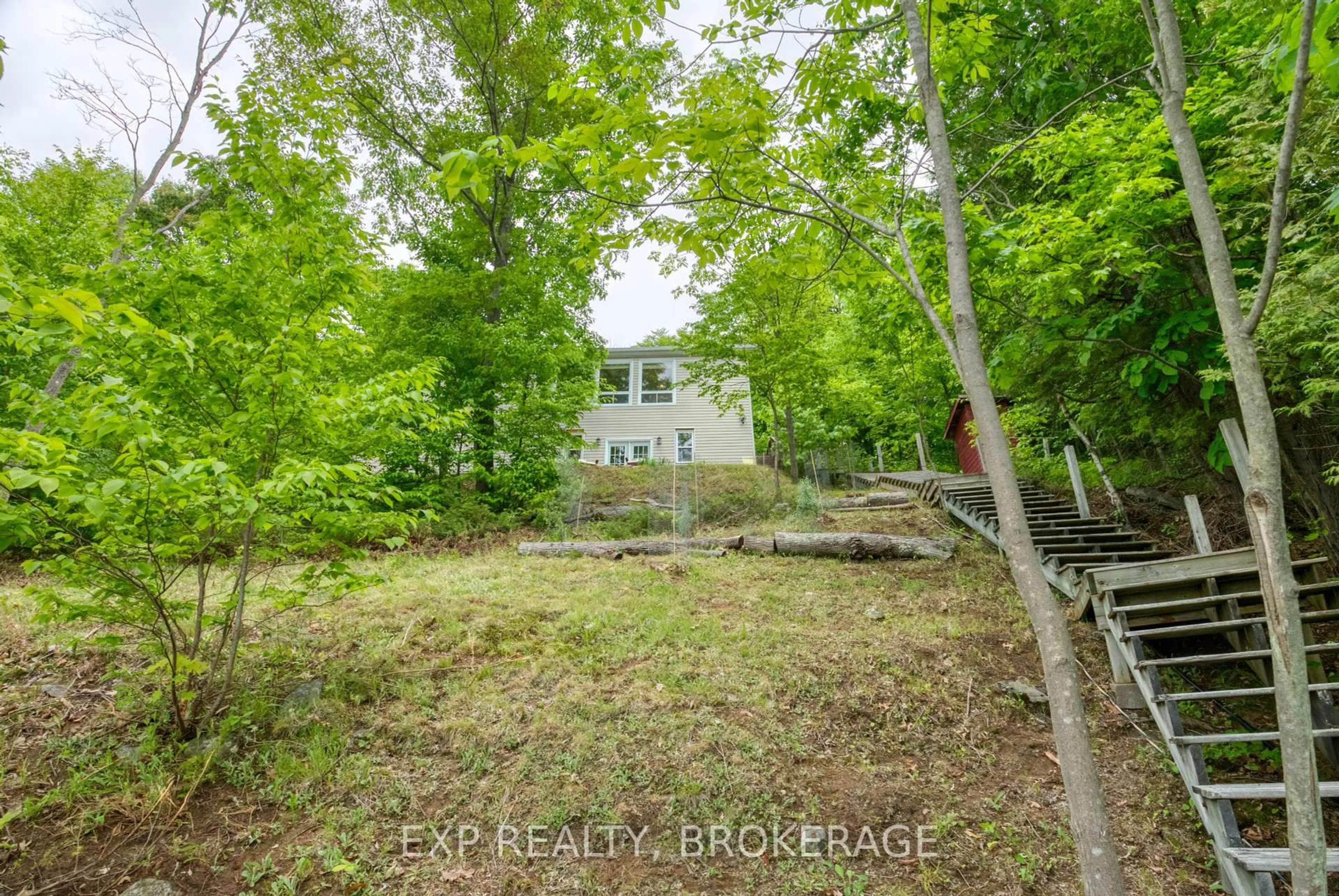 A pic from outside/outdoor area/front of a property/back of a property/a pic from drone, unknown for 1076 Valley Lane, Sharbot Lake Ontario K0H 2P0