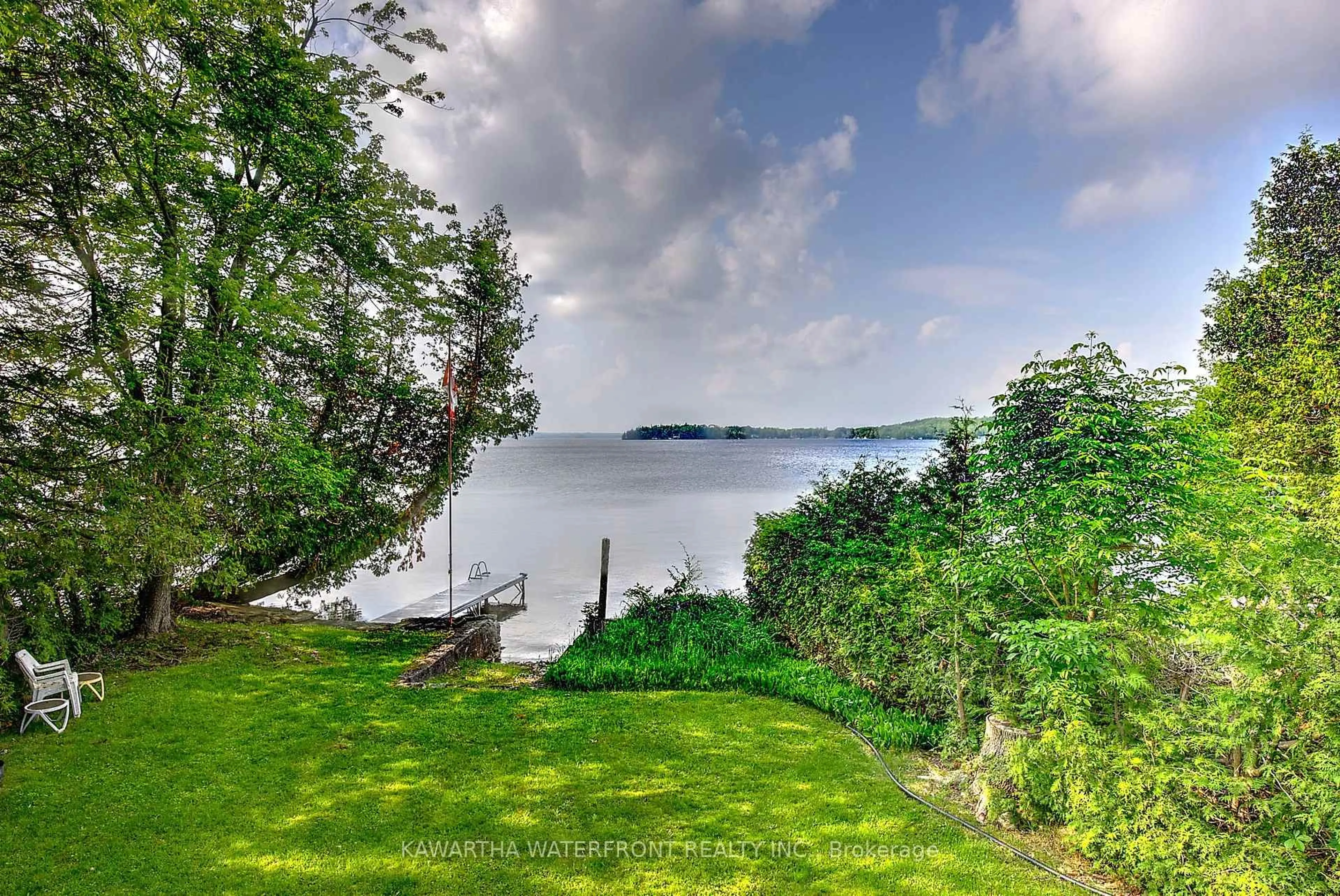 Patio, water/lake/river/ocean view for 44 Oriole Rd, Kawartha Lakes Ontario K0M 1N0