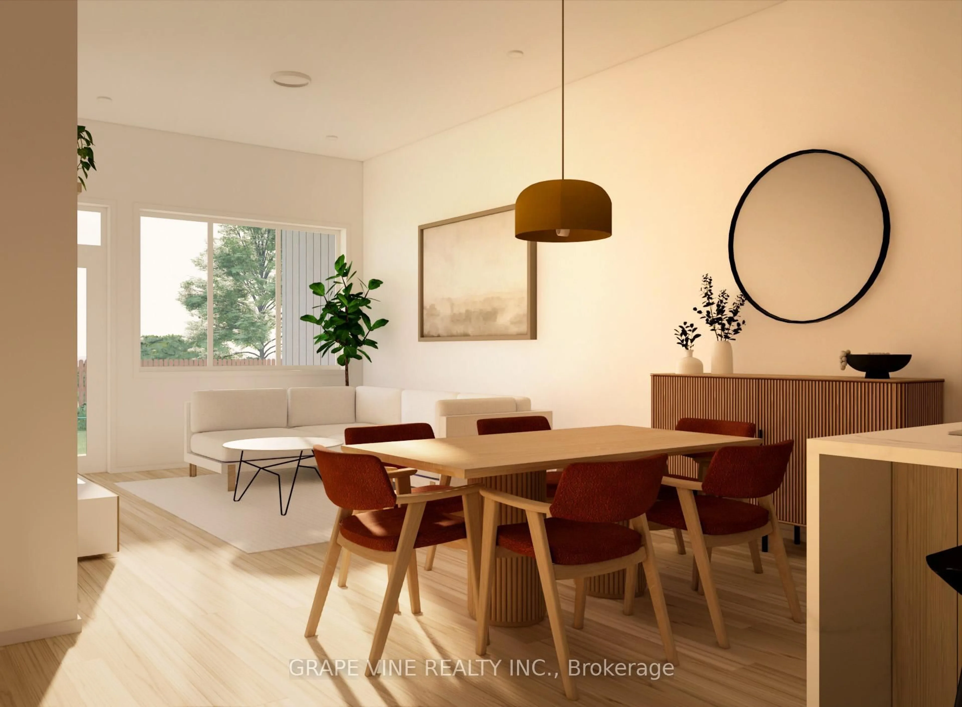 Dining room, wood/laminate floor for 127 Royal Gala Dr, Brighton Ontario K0K 1H0