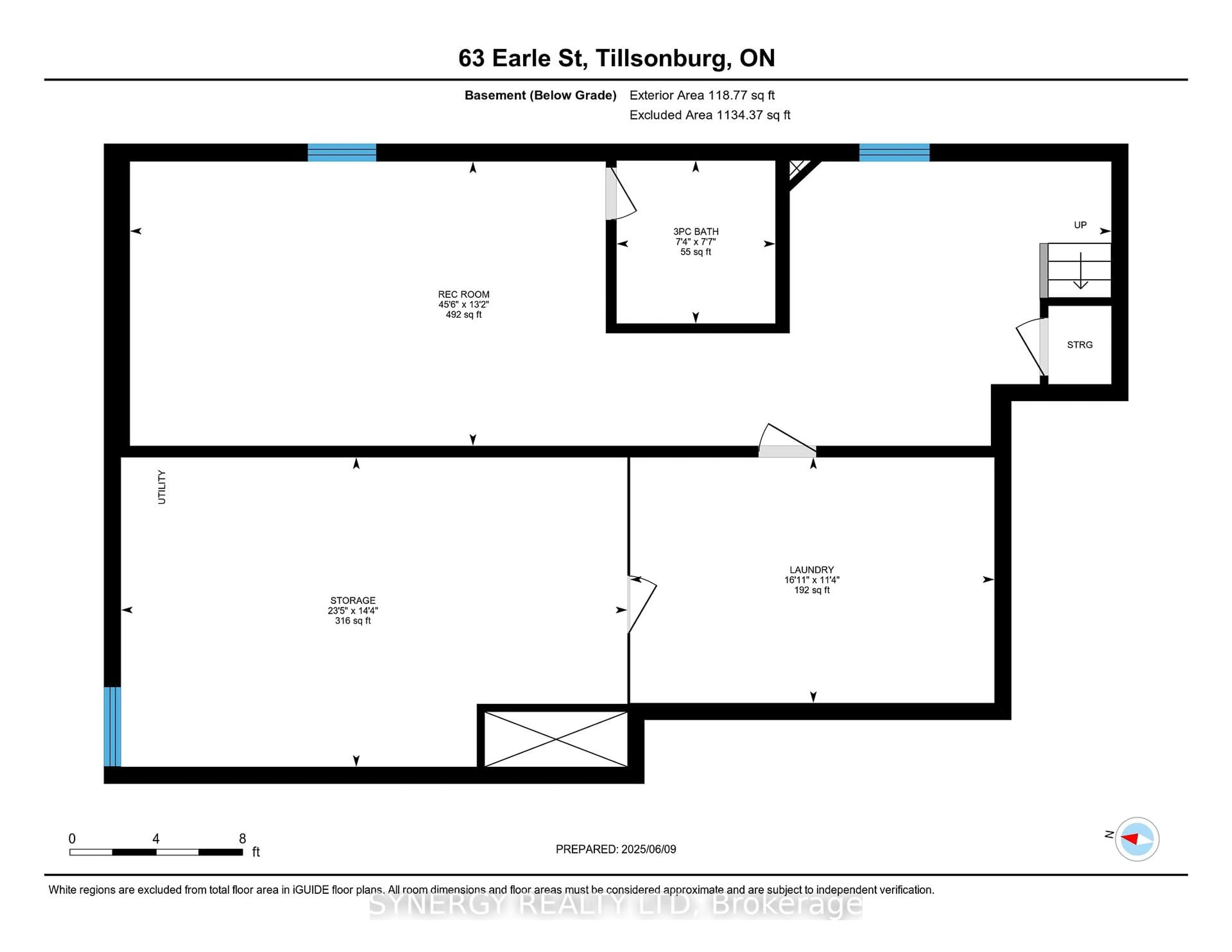 Floor plan for 63 Earle St, Tillsonburg Ontario N4G 2M5