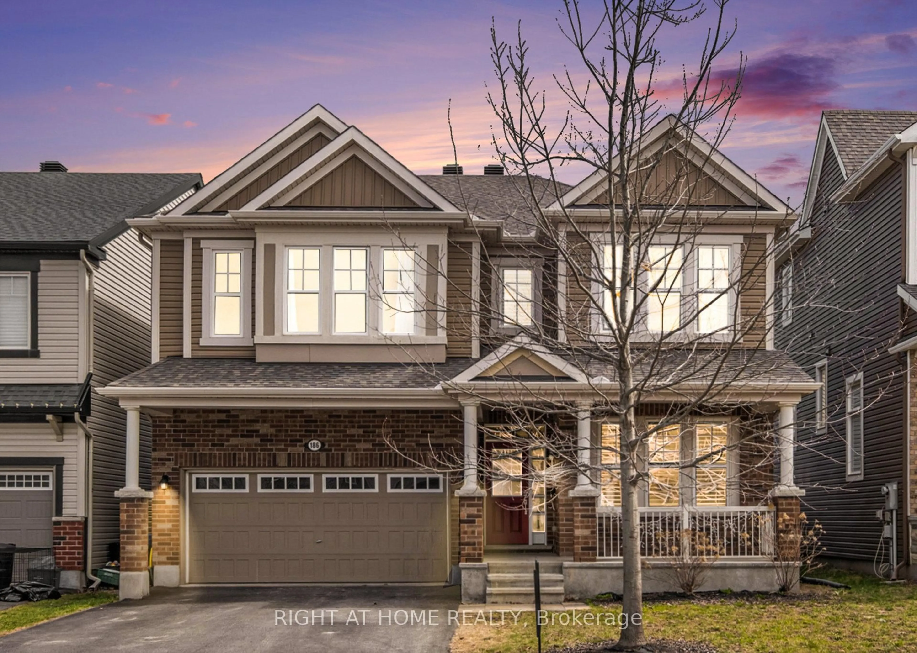 Home with brick exterior material, street for 186 Lamprey St, Ottawa Ontario K2J 6C3