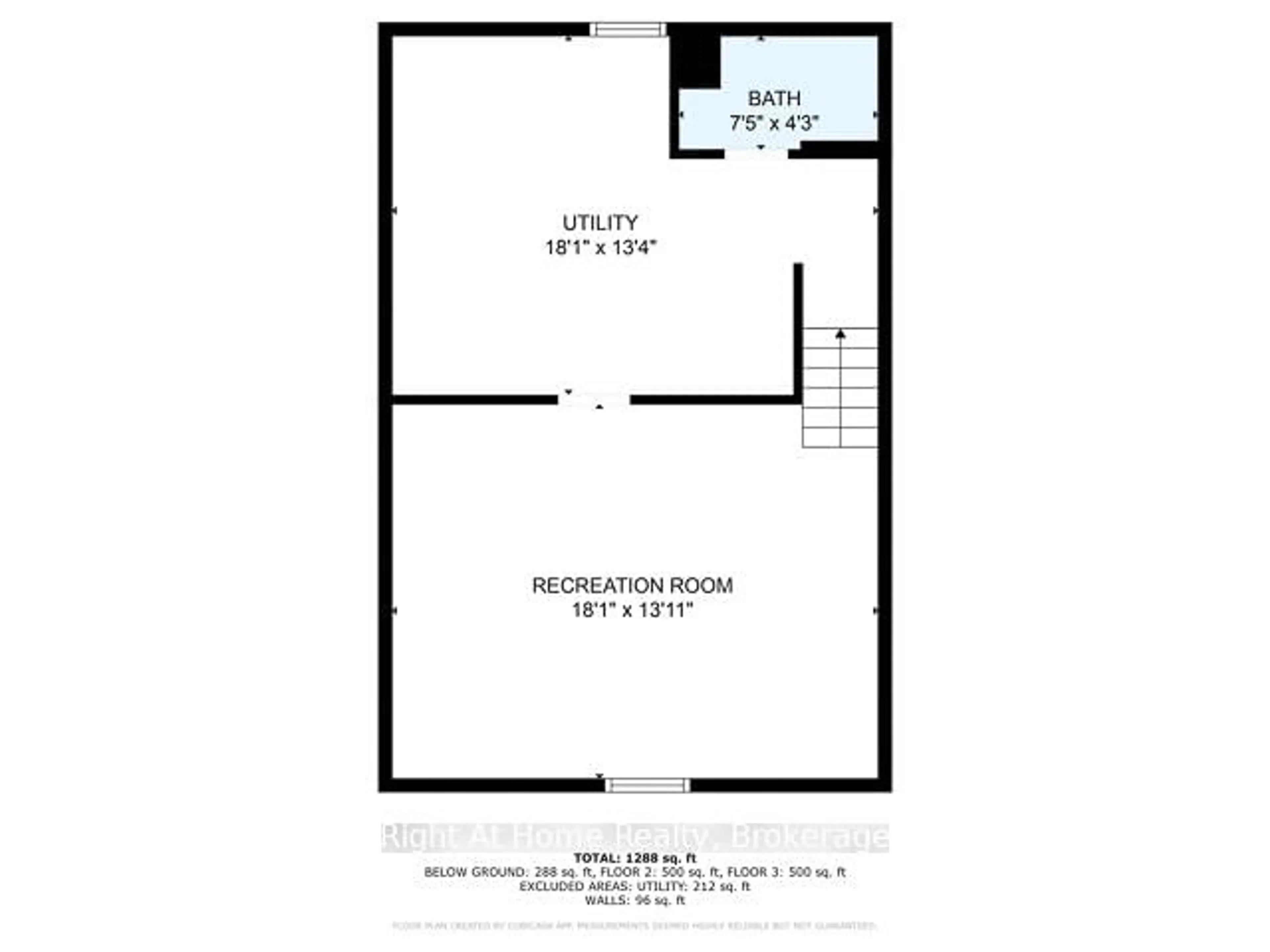 Floor plan for 8 Glenburn Crt, Hamilton Ontario L8E 1C8