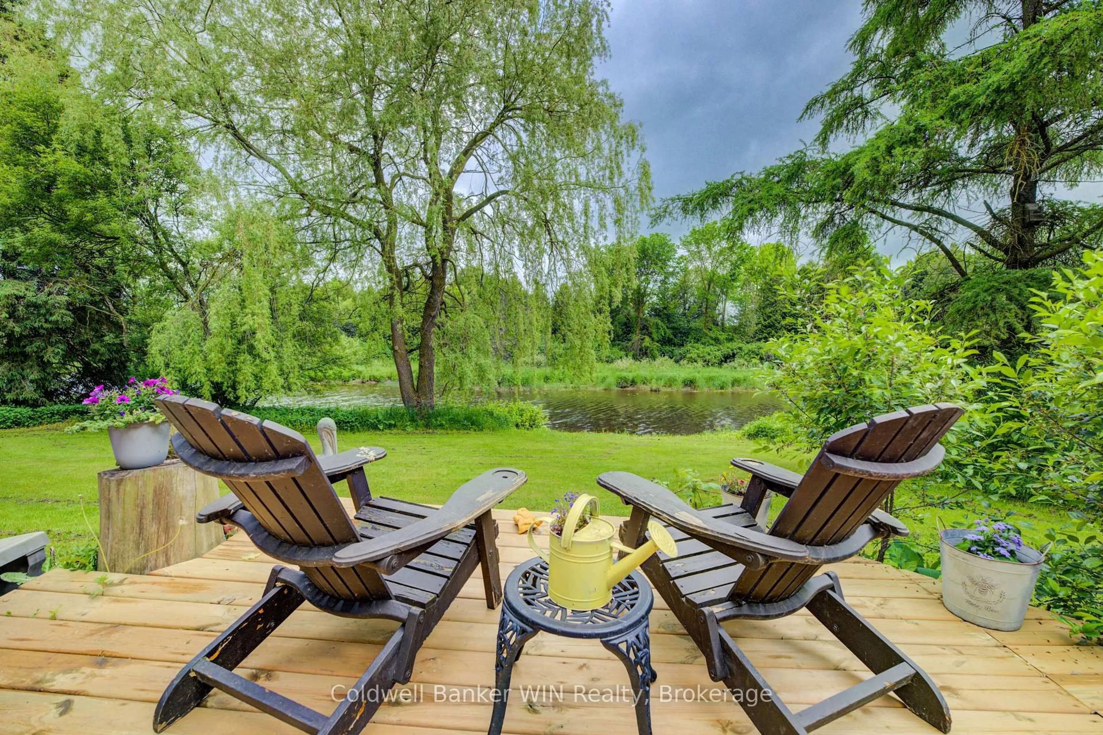Patio, water/lake/river/ocean view for 031424 Southgate 3 Sdrd, Southgate Ontario N0G 2L0