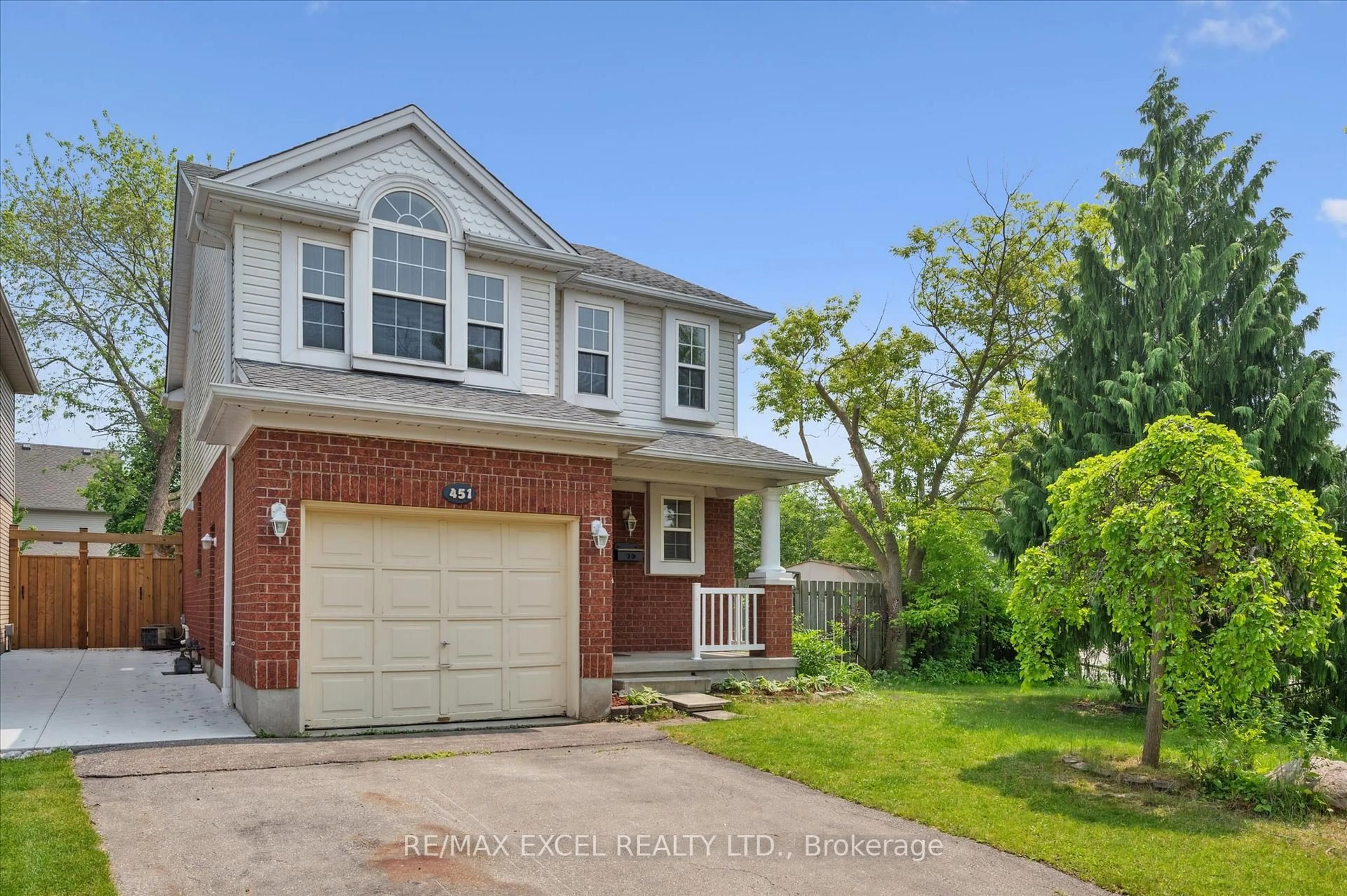 Home with brick exterior material, street for 451 Citadel Crt, Waterloo Ontario N2K 3Y4