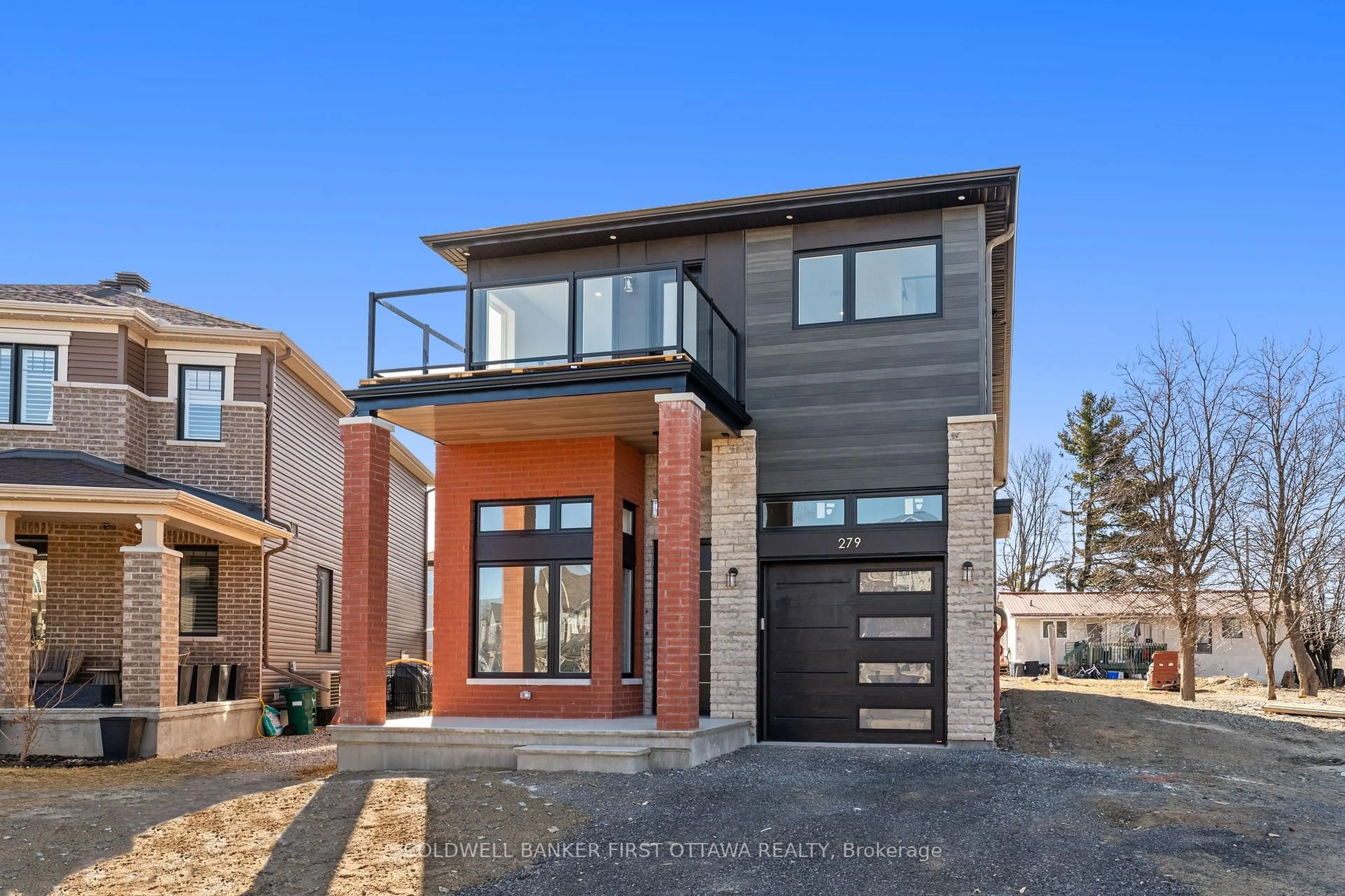 Home with brick exterior material, street for 279 Enclave Walk, Ottawa Ontario K1W 0J5