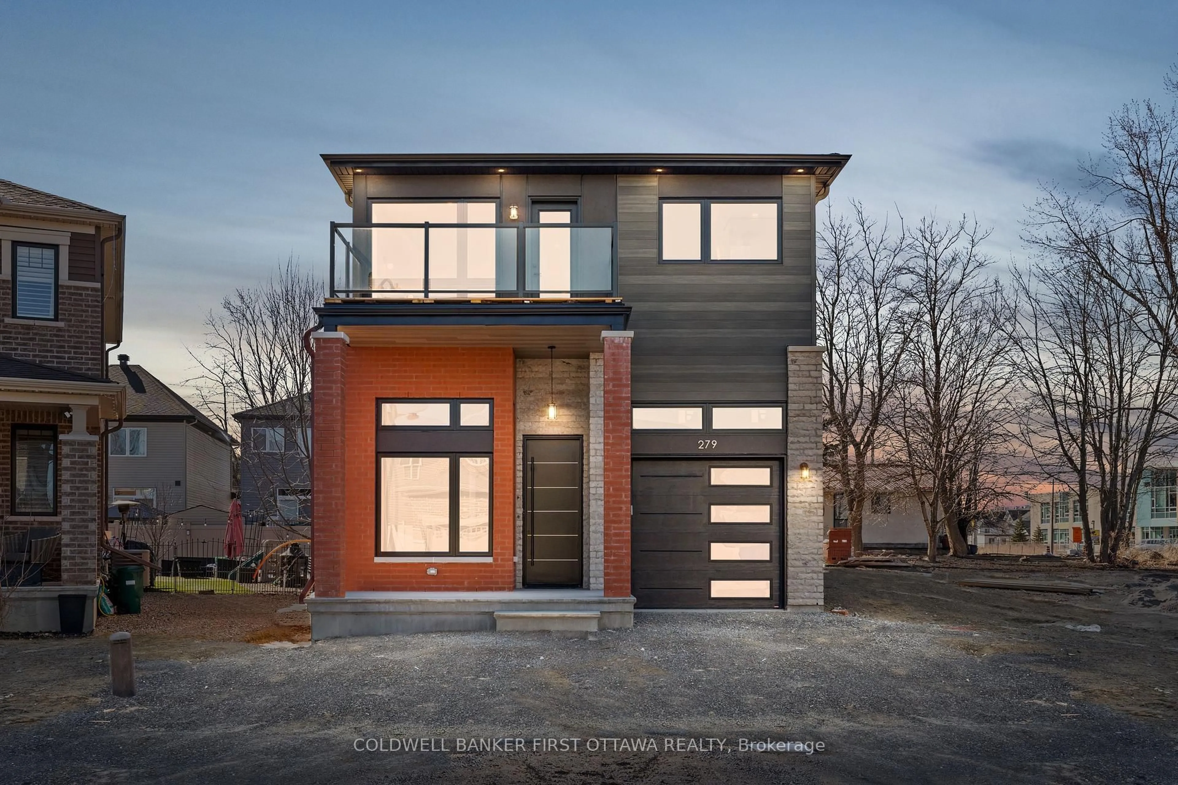 Home with brick exterior material, street for 279 Enclave Walk, Ottawa Ontario K1W 0J5