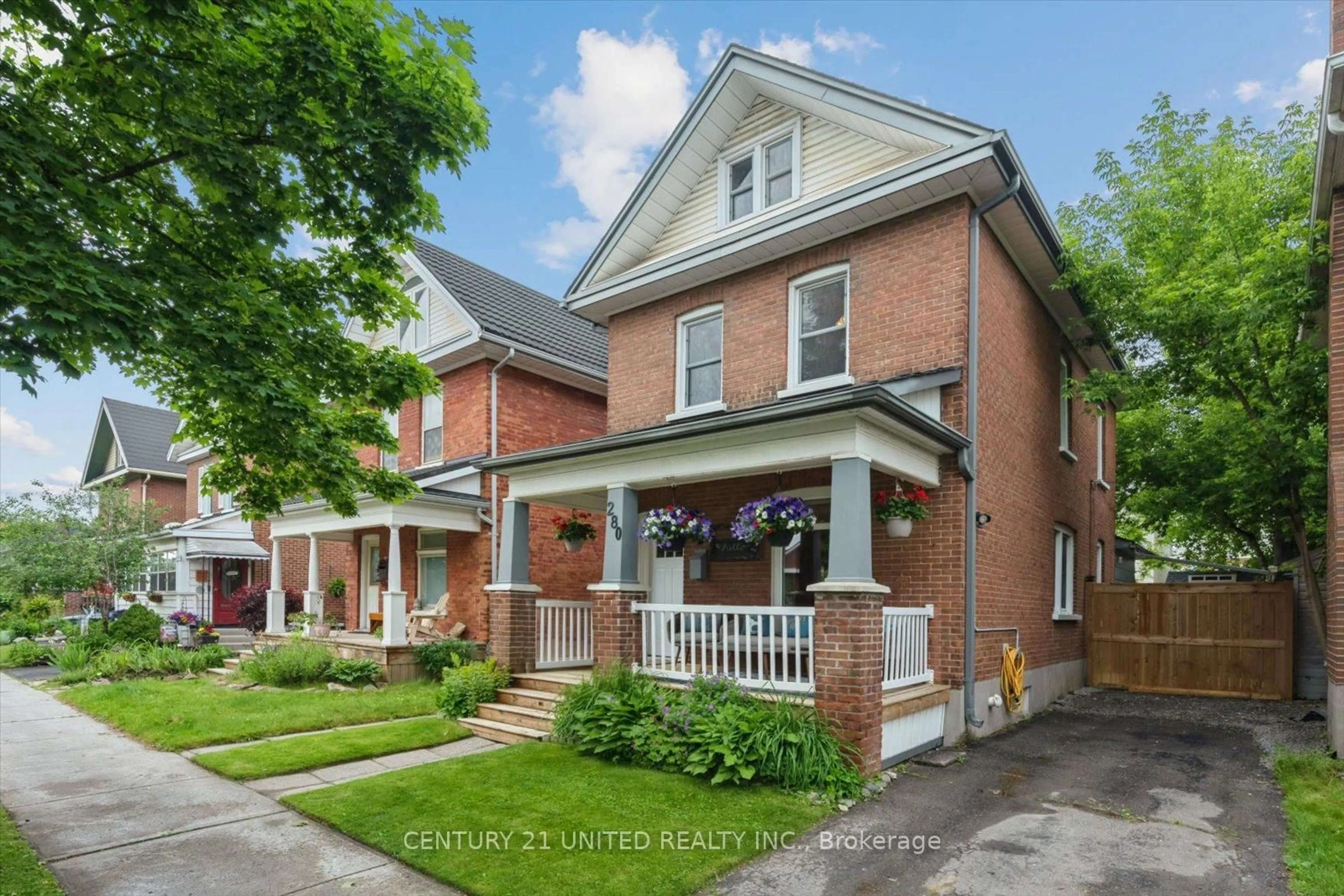 Home with brick exterior material, street for 280 Prince St, Peterborough Central Ontario K9J 2A5