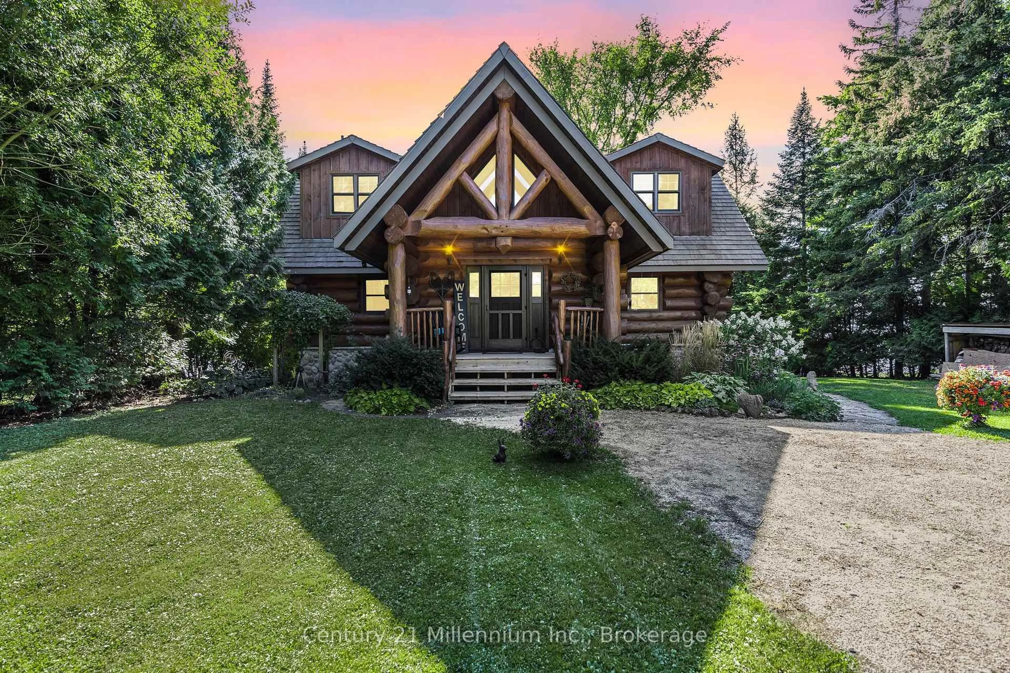 Home with brick exterior material, mountain view for 158 Wiles Lane, Grey Highlands Ontario N0C 1E0
