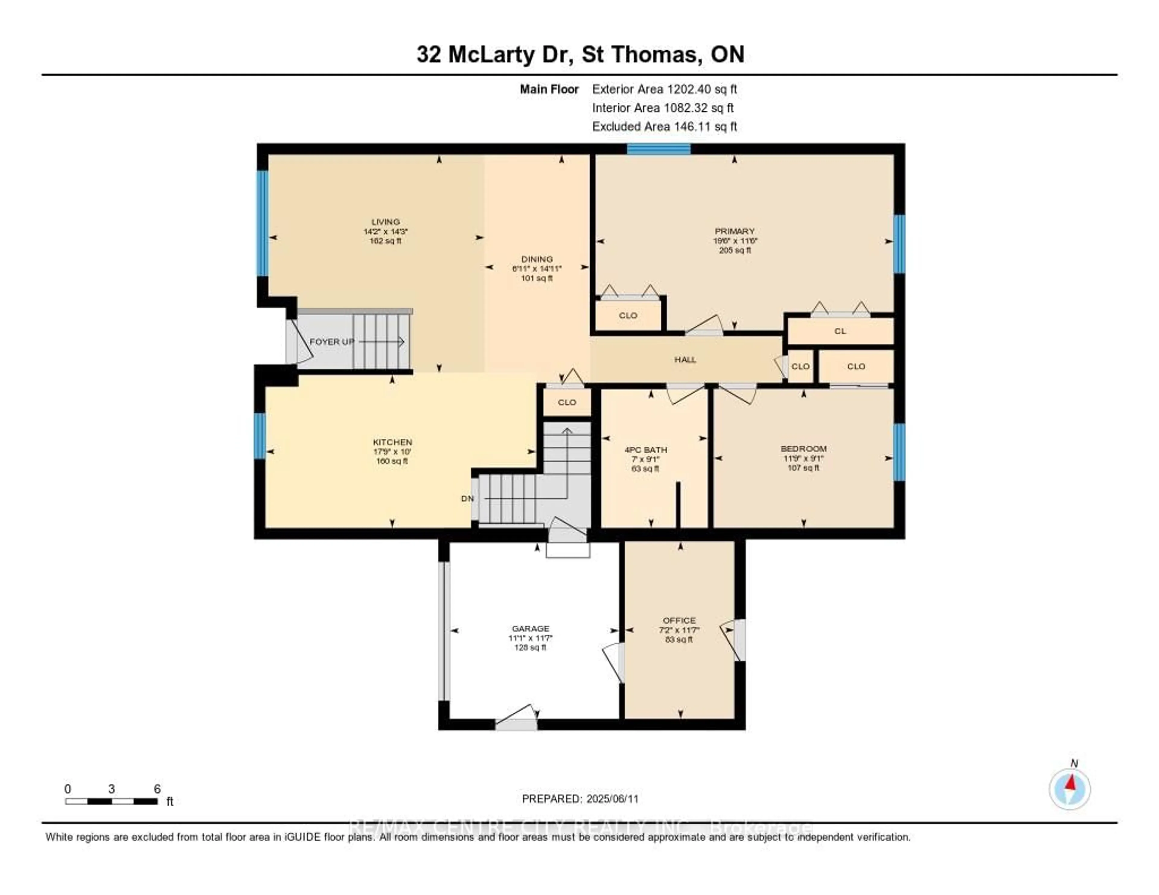 Floor plan for 32 McLarty Dr, St. Thomas Ontario N5R 5J8