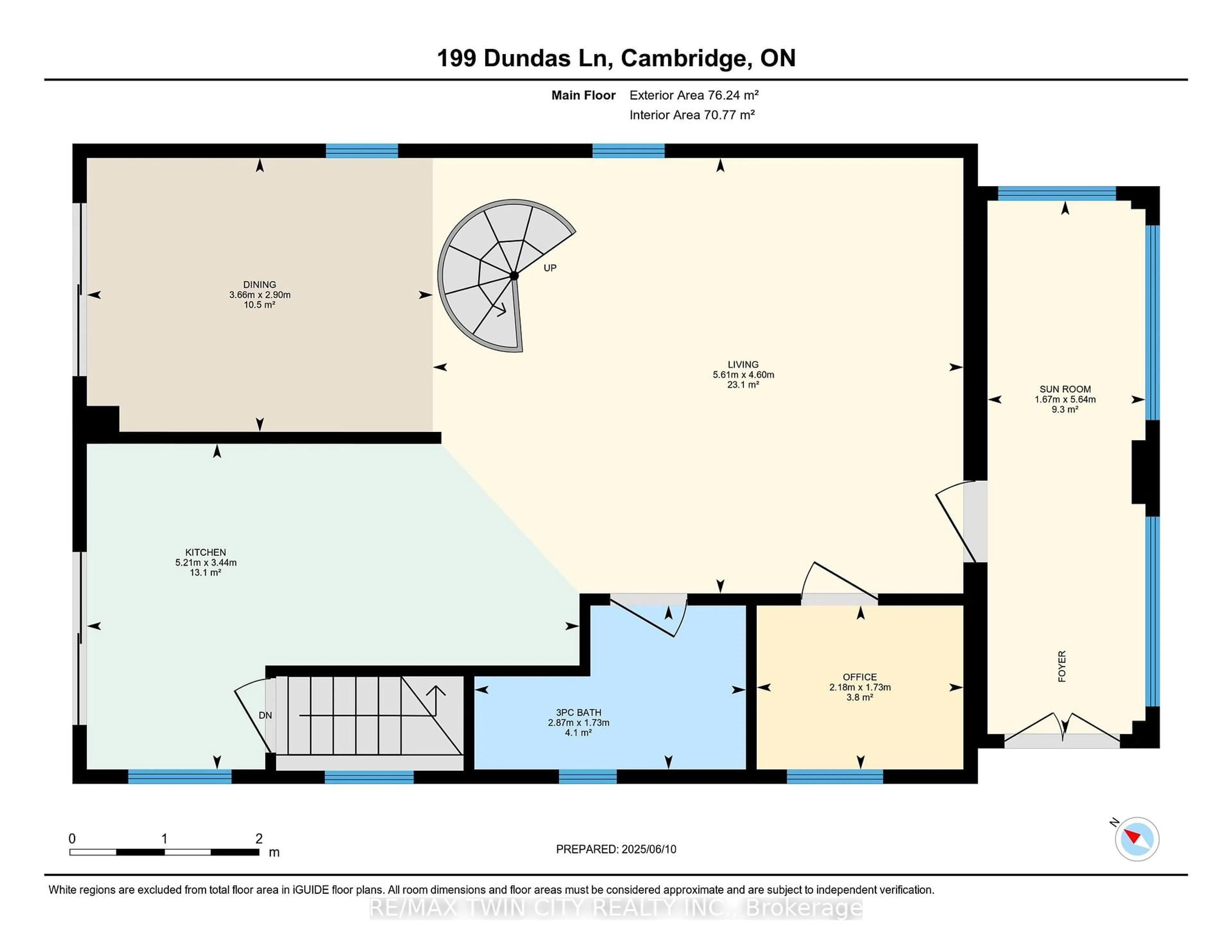Floor plan for 199 Dundas Lane, Cambridge Ontario N1R 1S7
