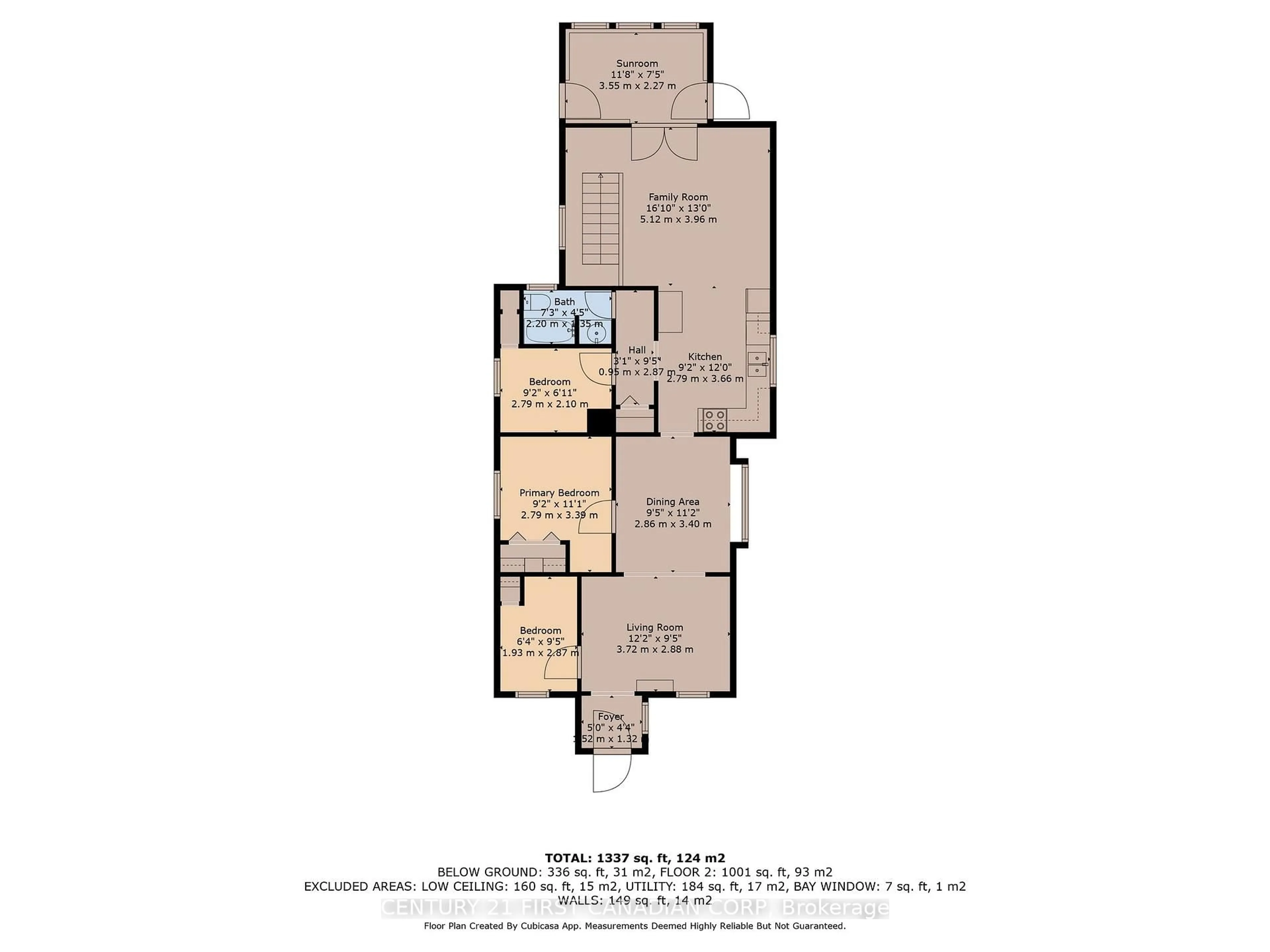 Floor plan for 144 Emerson Ave, London South Ontario N5Z 3L6