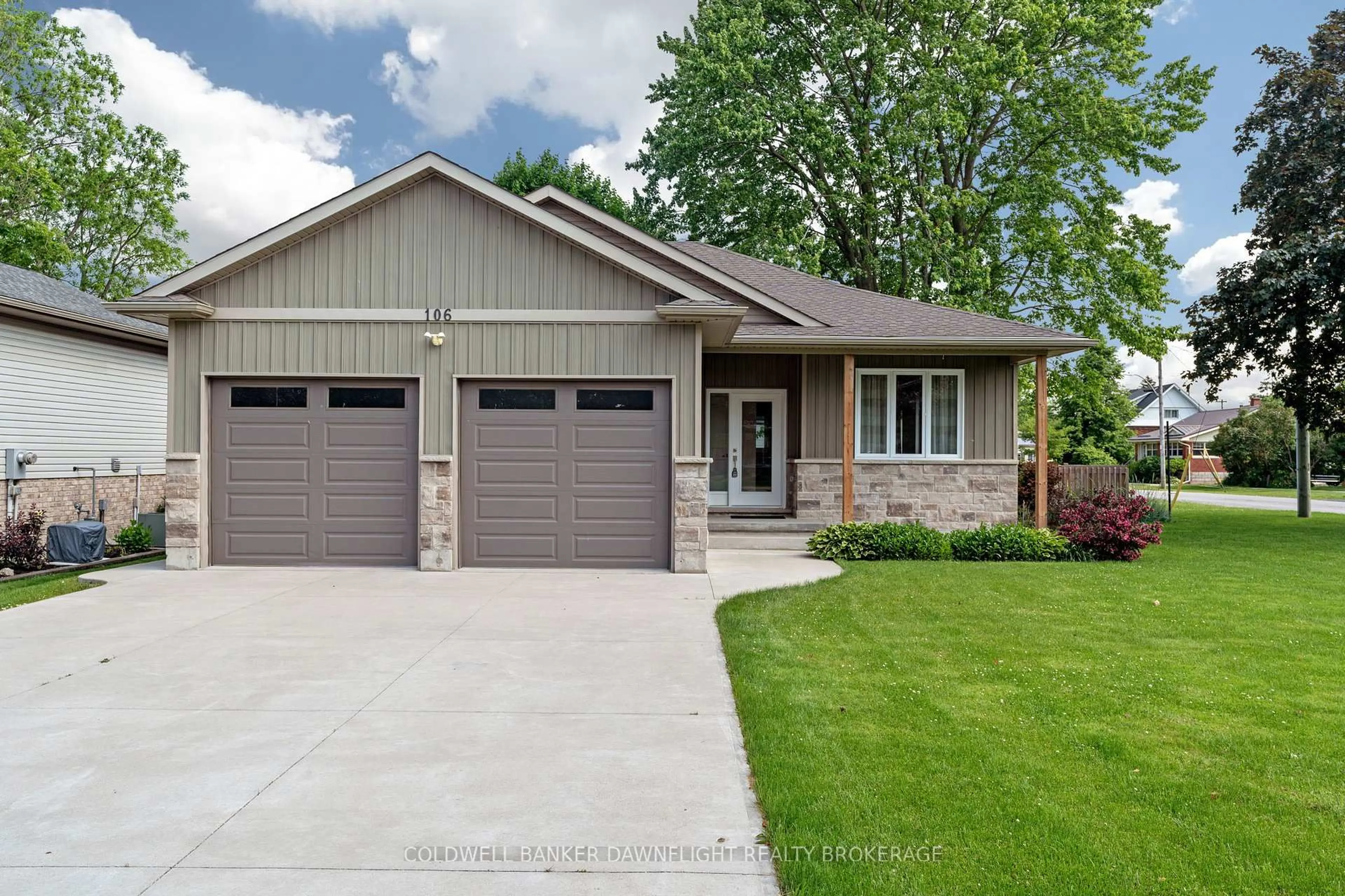Home with brick exterior material, street for 106 Mill St, South Huron Ontario N0M 1S2