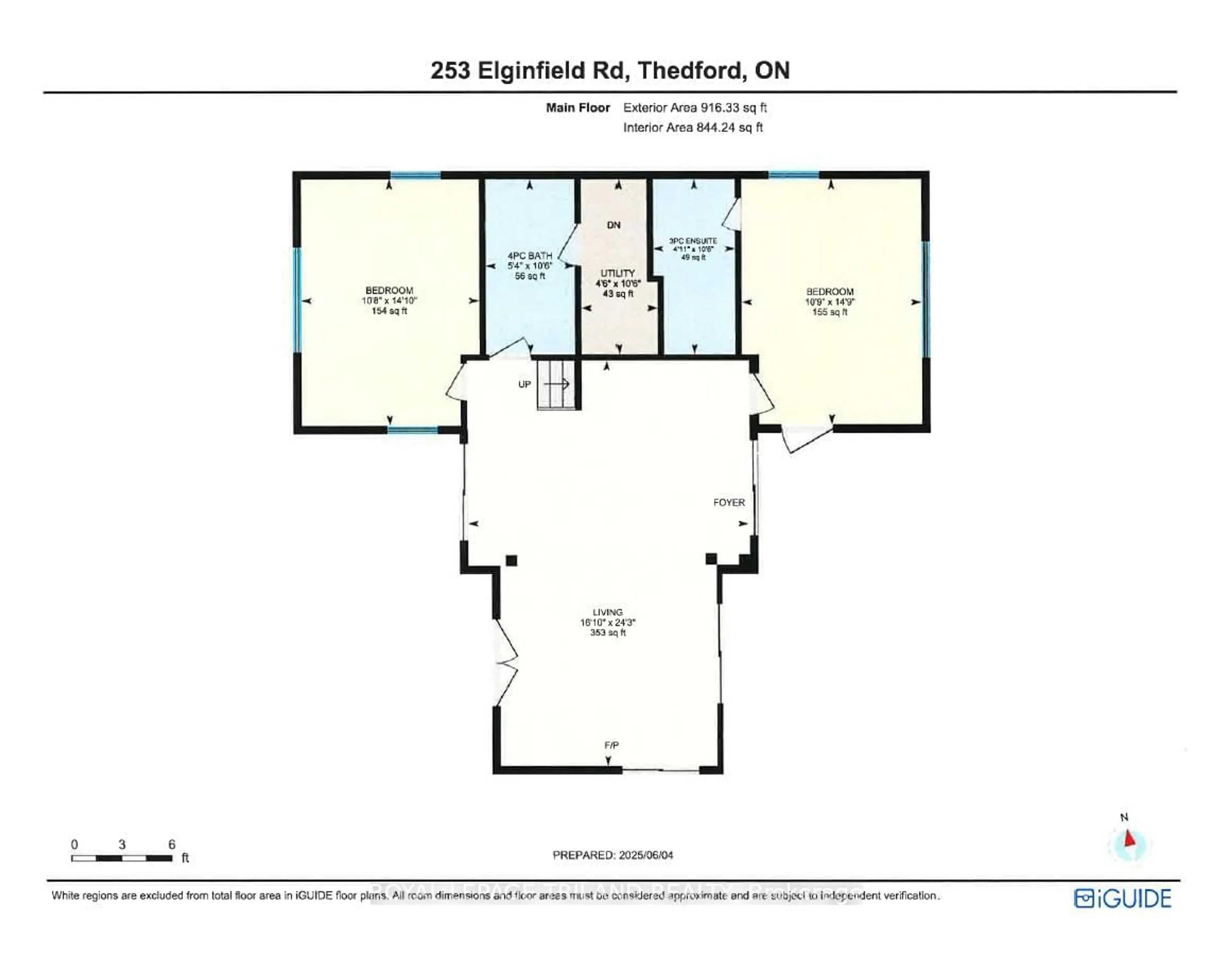 Floor plan for 253 Elginfield Rd, North Middlesex Ontario N0M 2K0