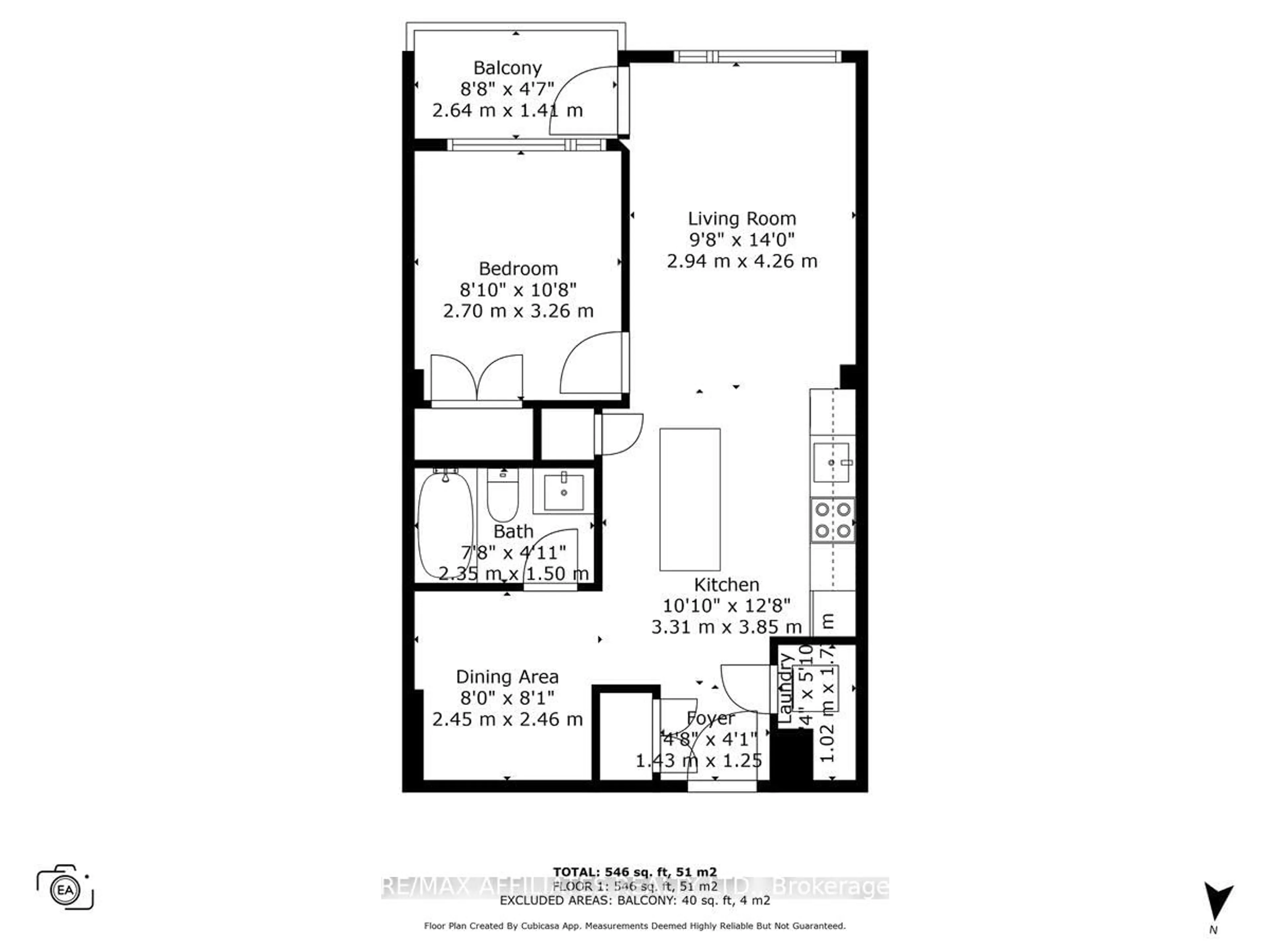 Floor plan for 238 Besserer St #303, Ottawa Ontario K1N 6B1