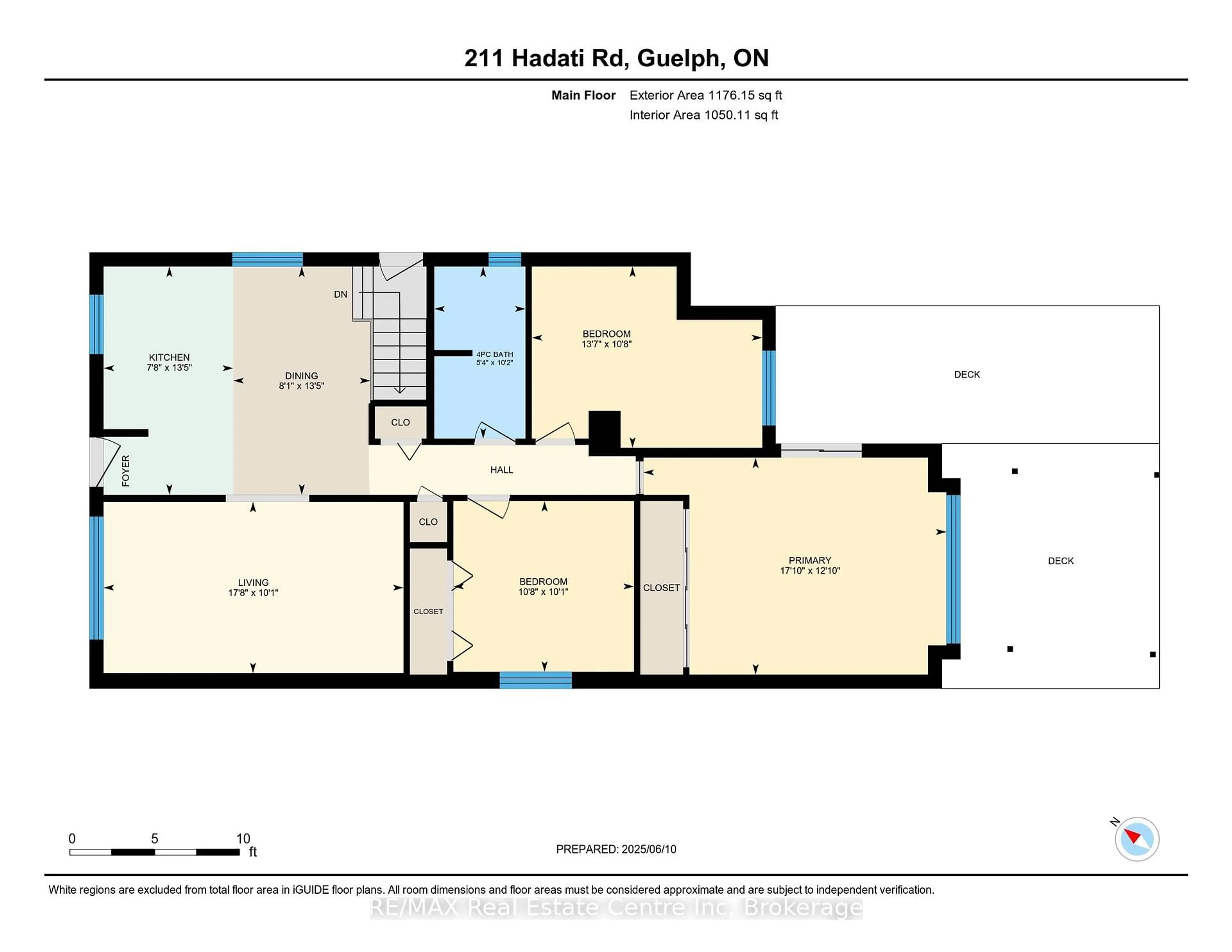 Floor plan for 211 Hadati Rd, Guelph Ontario N1E 6N4