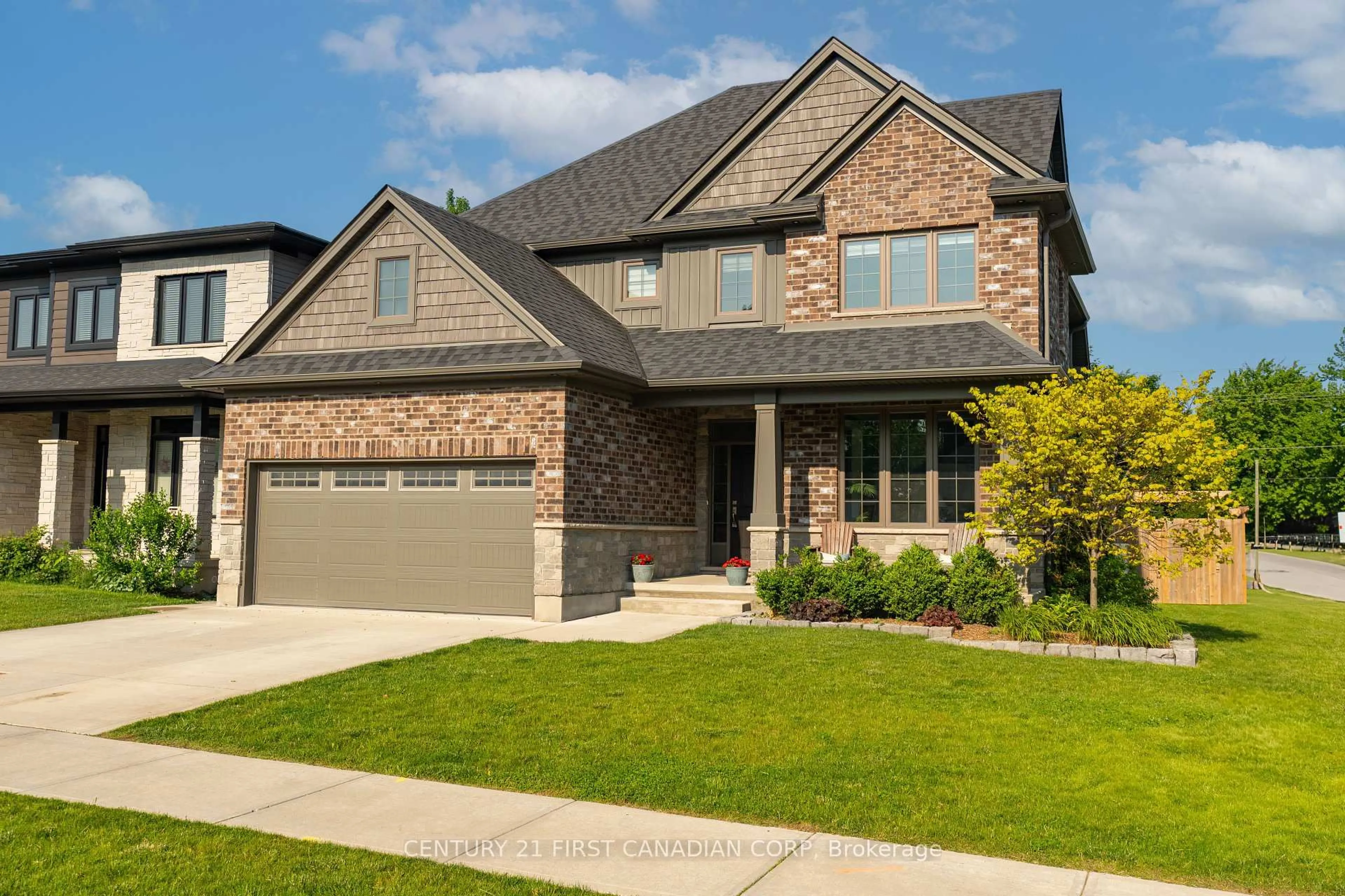 Home with brick exterior material, street for 191 Spencer Ave, Lucan Biddulph Ontario N0M 2J0