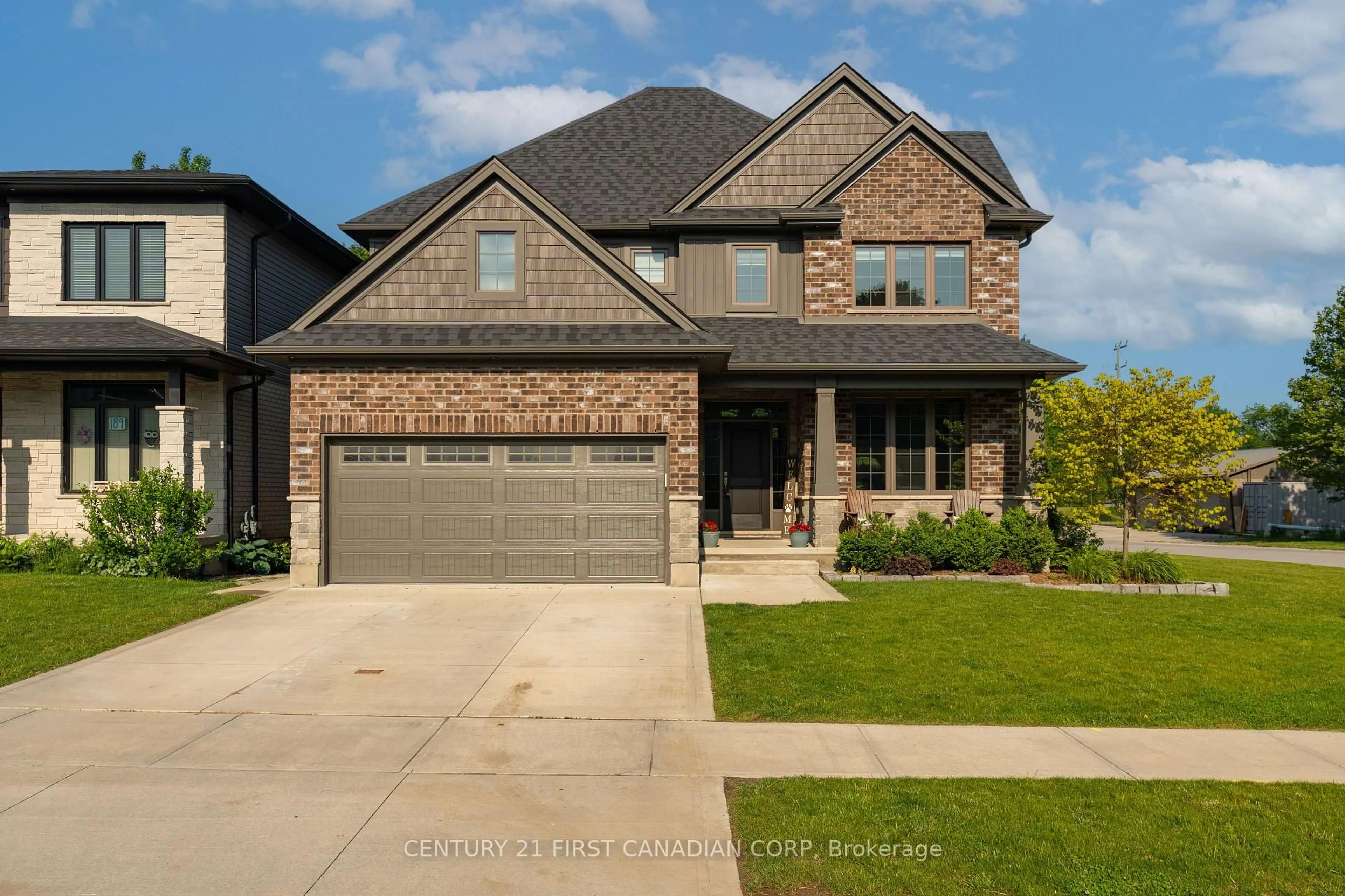 Home with brick exterior material, street for 191 Spencer Ave, Lucan Biddulph Ontario N0M 2J0