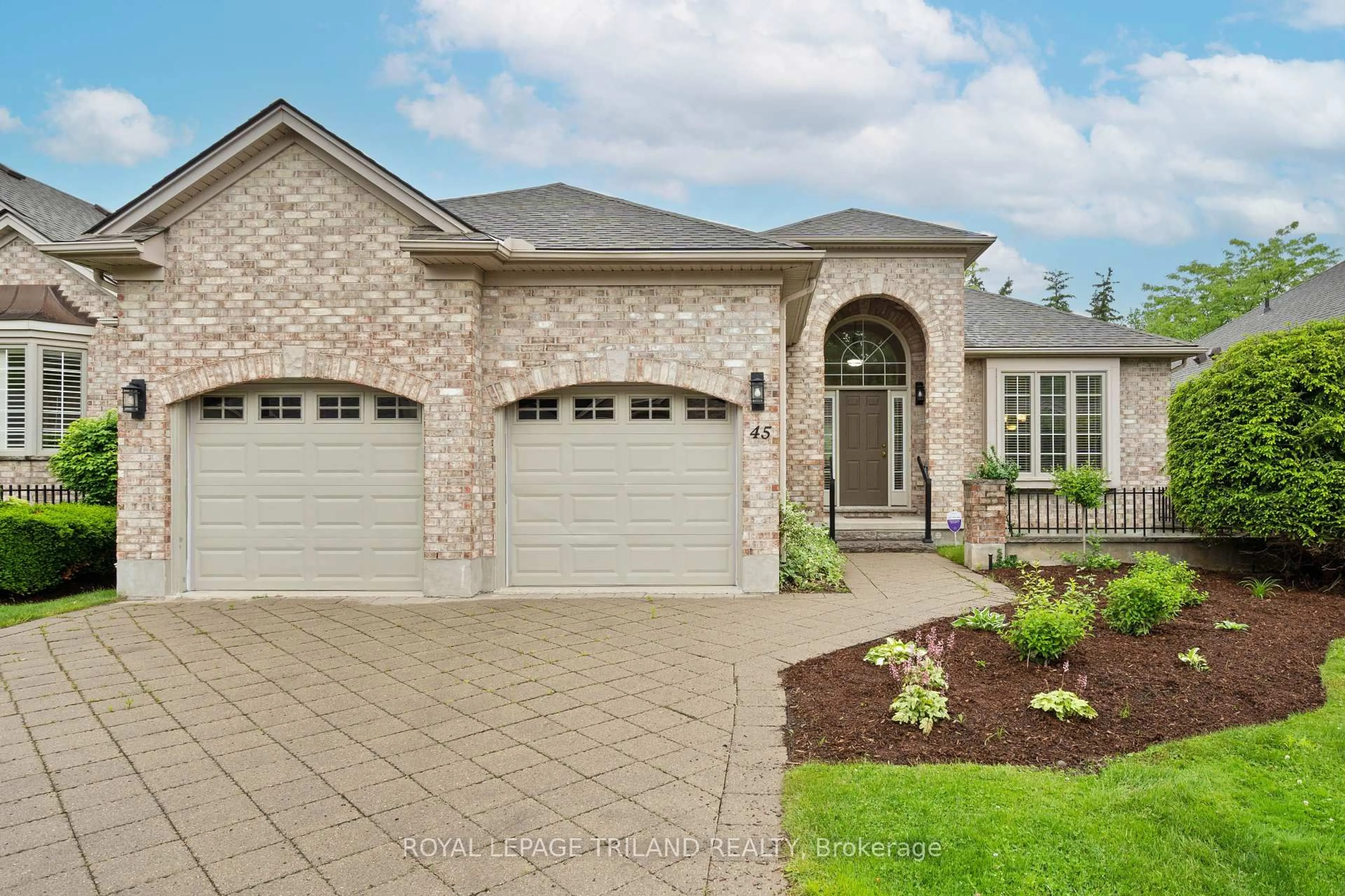 Home with brick exterior material, street for 1890 Richmond St #45, London North Ontario N5X 3Z3