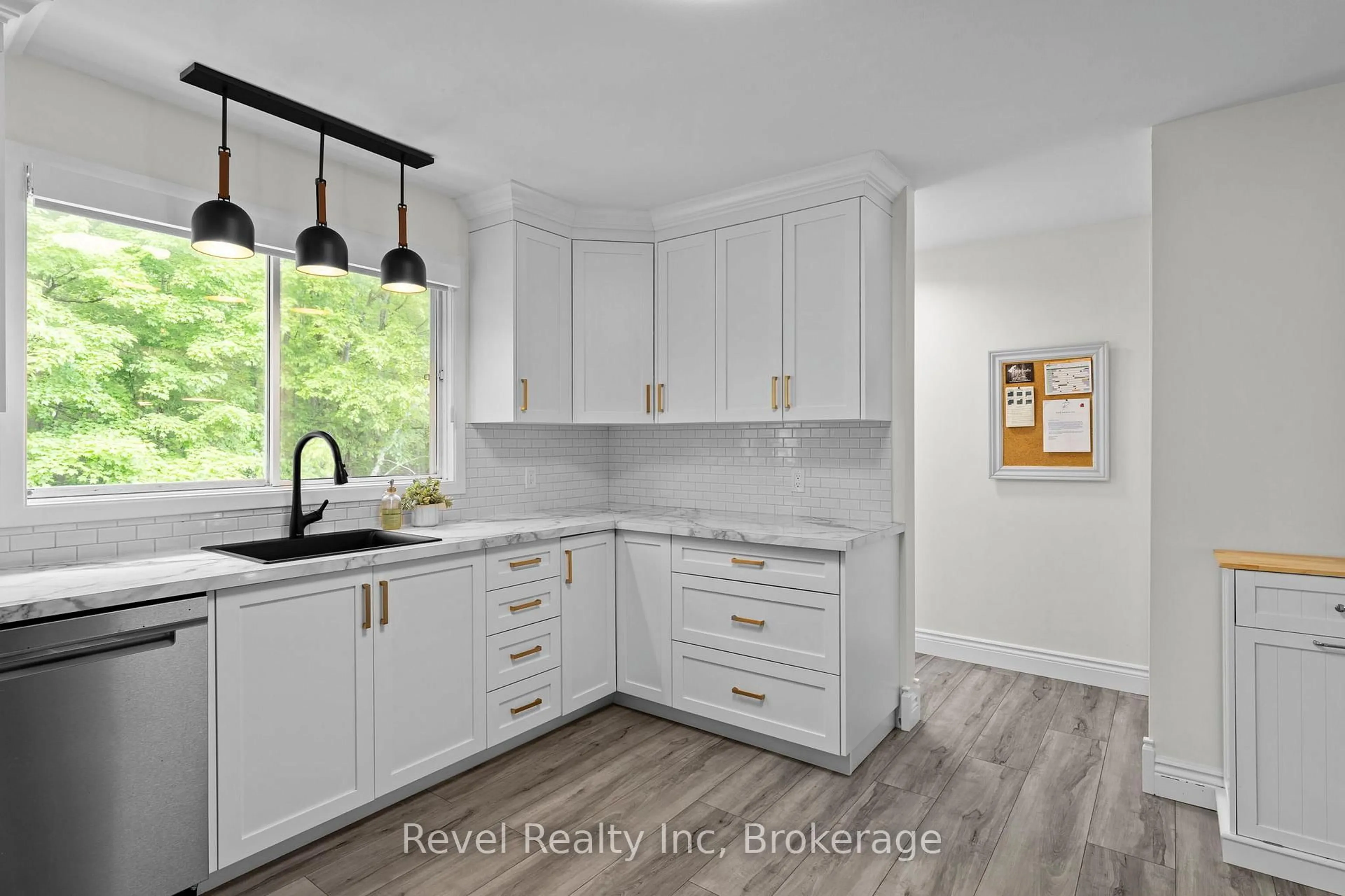 Open concept kitchen, ceramic/tile floor for 35 Macklaim Dr, Parry Sound Ontario P2A 2Z7