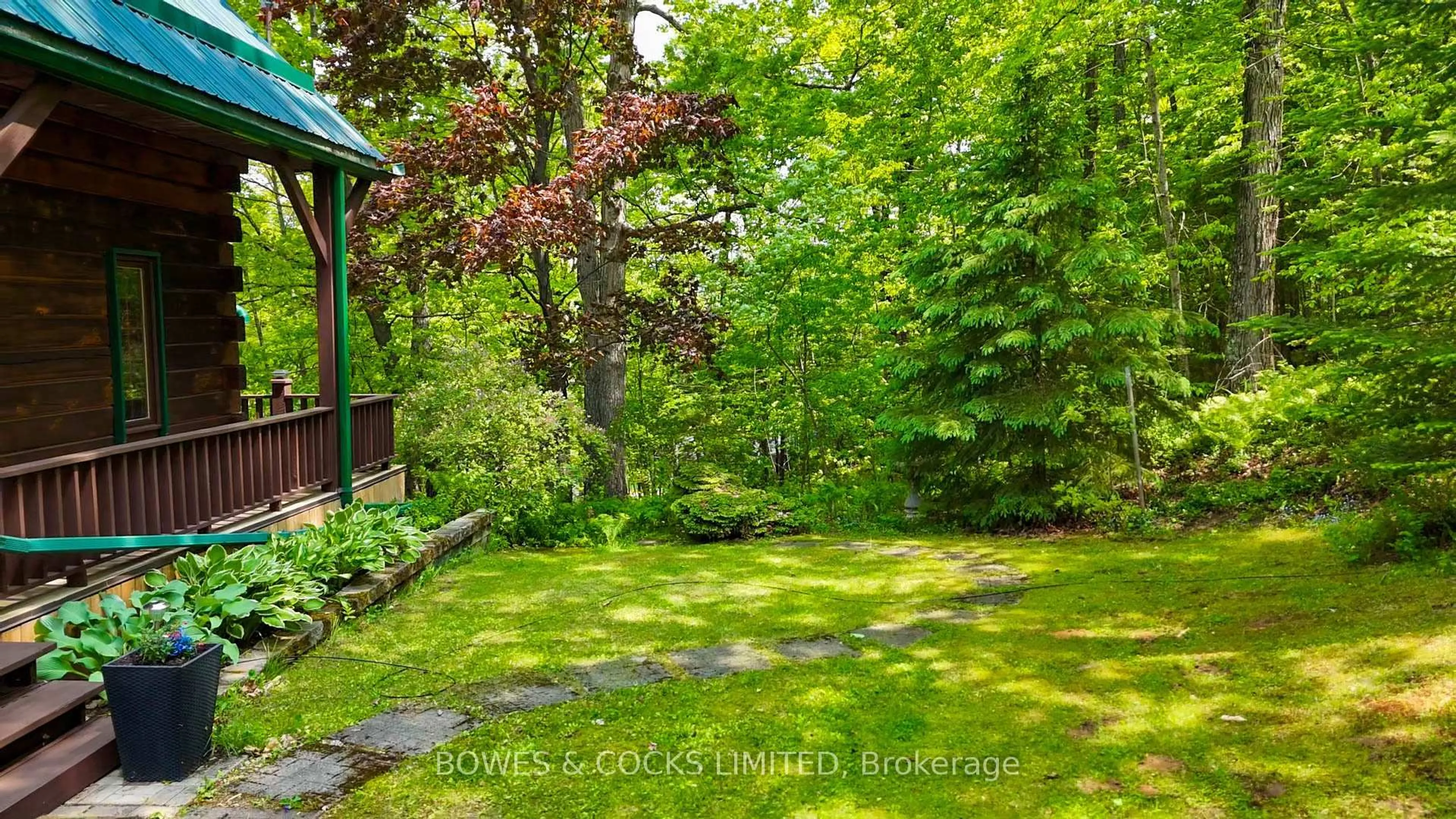 Patio, forest/trees view for 19 Ridge Rd, Bancroft Ontario K0L 1C0